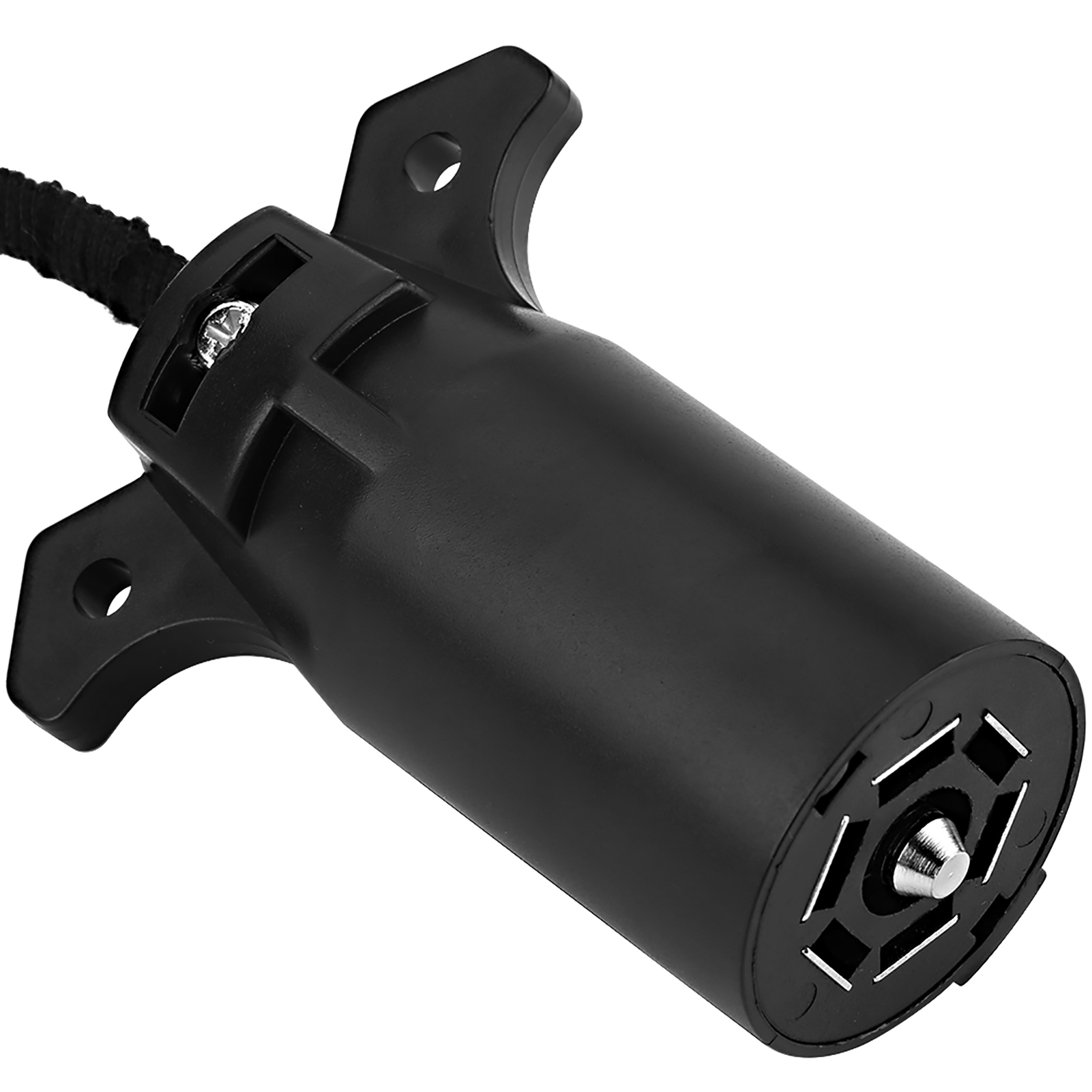 7-auf-4-poliger Anhängeradapterstecker, Rundstecker, 6-24-v-konverter Für Wohnwagen Und Anhängerkupplung, Universeller Kabelsatz