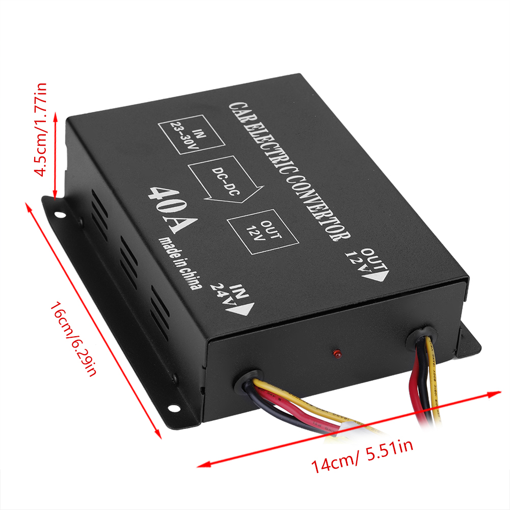 24v Auf 12v 40a 480w Spannungswandler Für Lkw Und Pkw, Dc-dc-reduzierer, Abwärtstransformator
