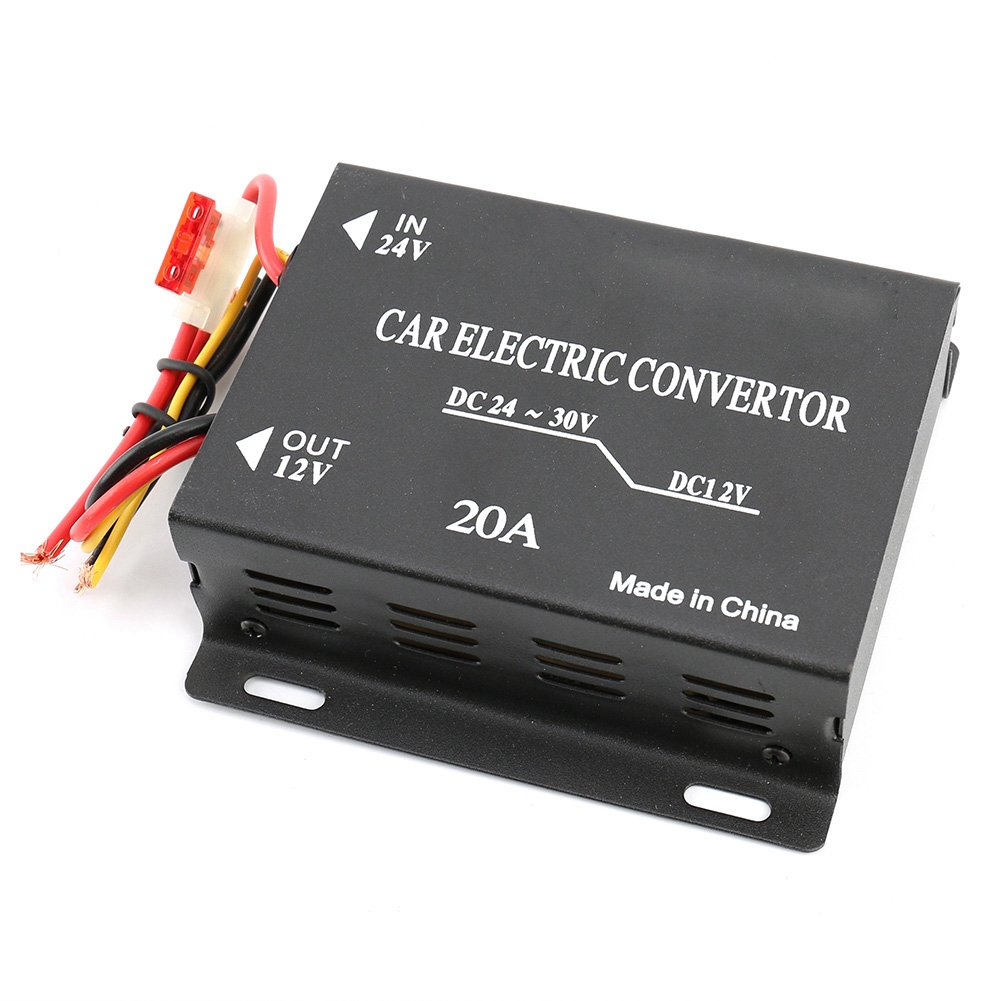 24v Auf 12v 20a Spannungswandler, Hochleistungs-abwärtsregler Für Autos, Dc-dc-transformator, 12v 240w Netzteil, Kompakt-wechselrichter Für Fahrzeuge, Wohnmobile Und Lkw