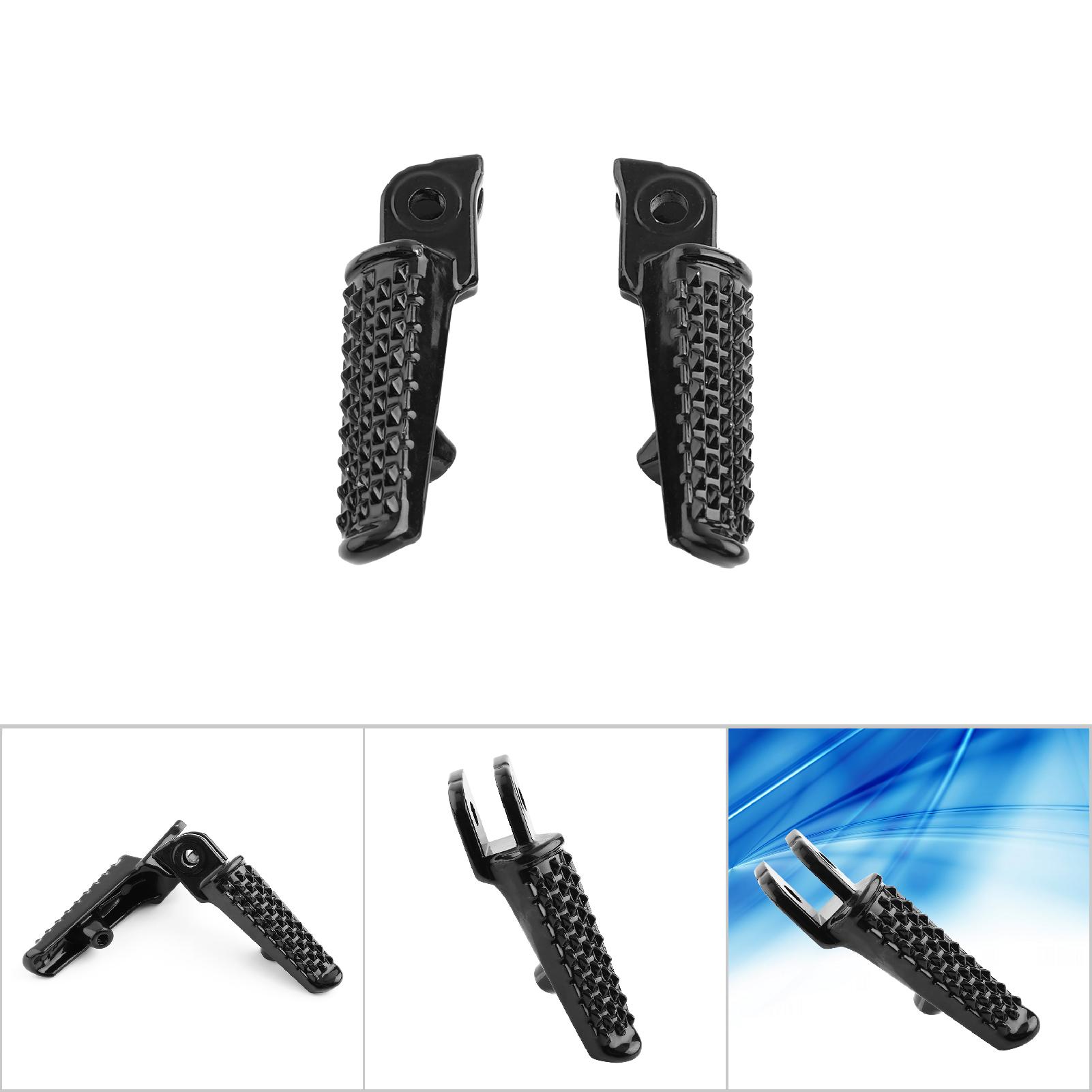 Schwarze Soziusfußraste Für Honda Cbr600 F4i, Cbr919, Cbr1000 - Motorradfußraste, Fahrerfußraste, Ersatzteilset, Sportkompatibel, 2 Stück.