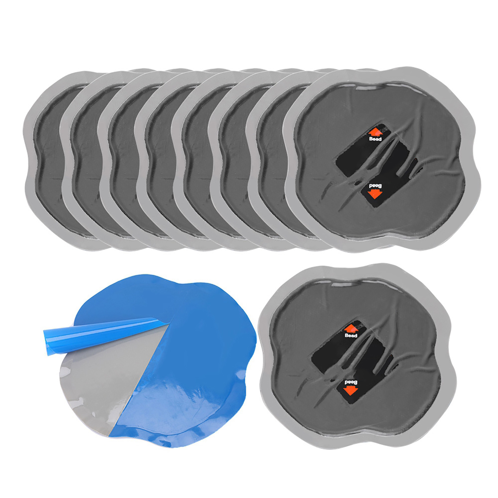 10 Stück 115 Mm Autoreifen-pannenflicken Aus Naturkautschuk Für Die Kaltreparatur Von Auto-schläuchen