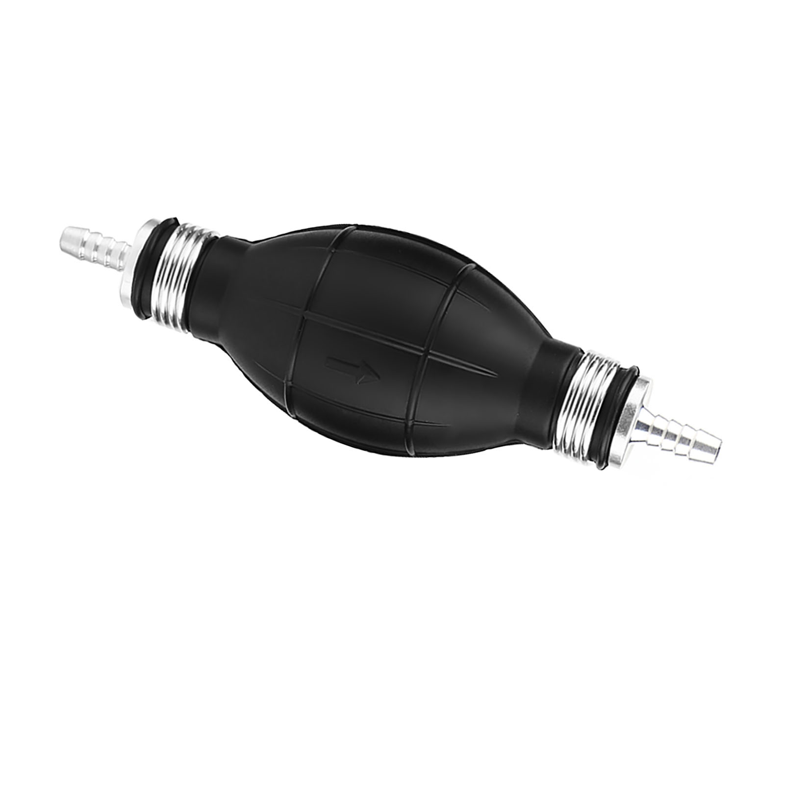 6-mm-gummi- Und Aluminiumschlauch-kraftstoffpumpe Mit Manueller Primerbirne Für Benzinboote, Außenbordmotoren, Autos Und Marinefahrzeuge