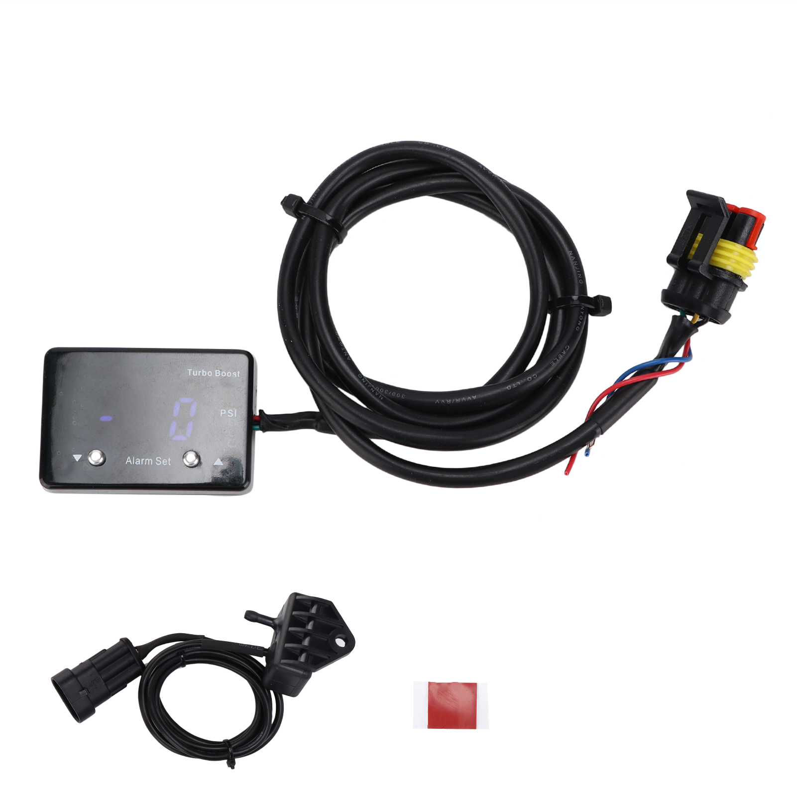 Digitales 12-v-turbodruckmessgerät (-14 Bis 40 Psi) Mit Blauer Led, Universelles Manometer Für Vakuum Und Öl, Rennsport-ladedruckmesser