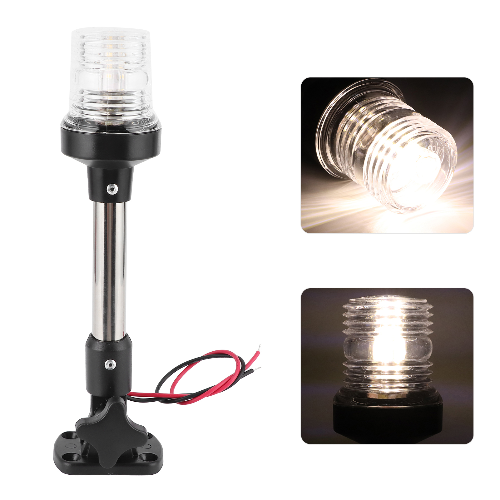 Faltbare Led-navigationslichter 4000-4500k, 360°-beleuchtung Für Boote, Yachten, Wohnmobile, Universelle Schiffsbeleuchtung