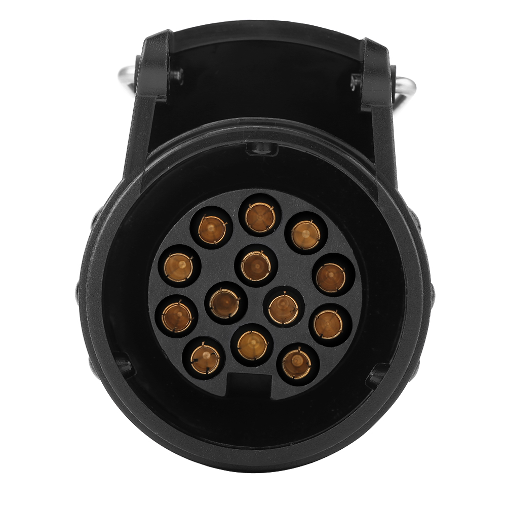 12v 13-poliger Kunststoffstecker Für Anhänger/wohnwagen, Traktorkupplungs-verkabelungsadapter, Wasserdichter Stecker
