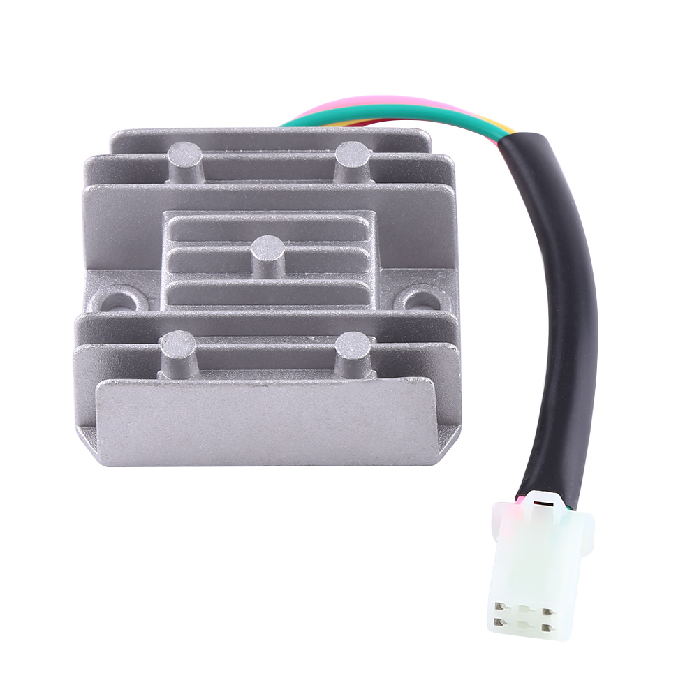 12v 4-draht 4-pin Regler-gleichrichter Für 150-250cc Motorräder, Roller, Mopeds, Atvs, Quads, Ersatzteil, Weiß