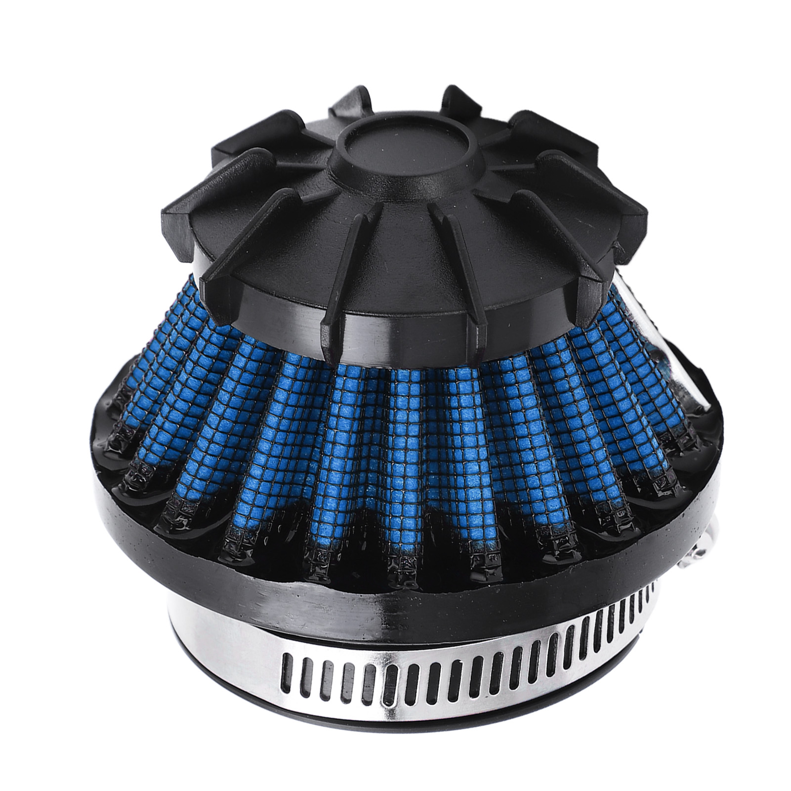 4-in-1-luftfilter, 35 Mm, 42 Mm, 48 Mm, 50 Mm Innendurchmesser, Lufteinlass Für Motocross, Minibike, Quad, Blau