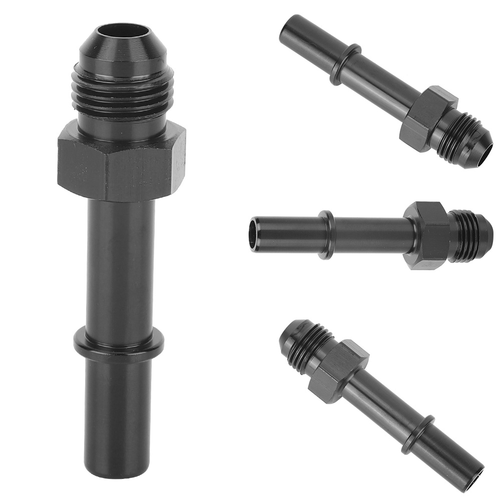 An6 Kraftstoffadapter-anschluss Auf 3/8 Schnellkupplungsstecker (außengewinde) Für Gm, Schwarz