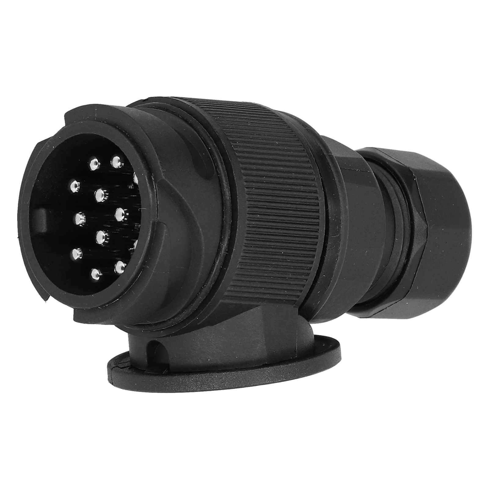 Wasserdichter 12-v-anhängerstecker, Eu 13-polig, Lkw-elektrikadapter, Wohnwagen-anschlusskabelbaum, Stecker, 1 Stück