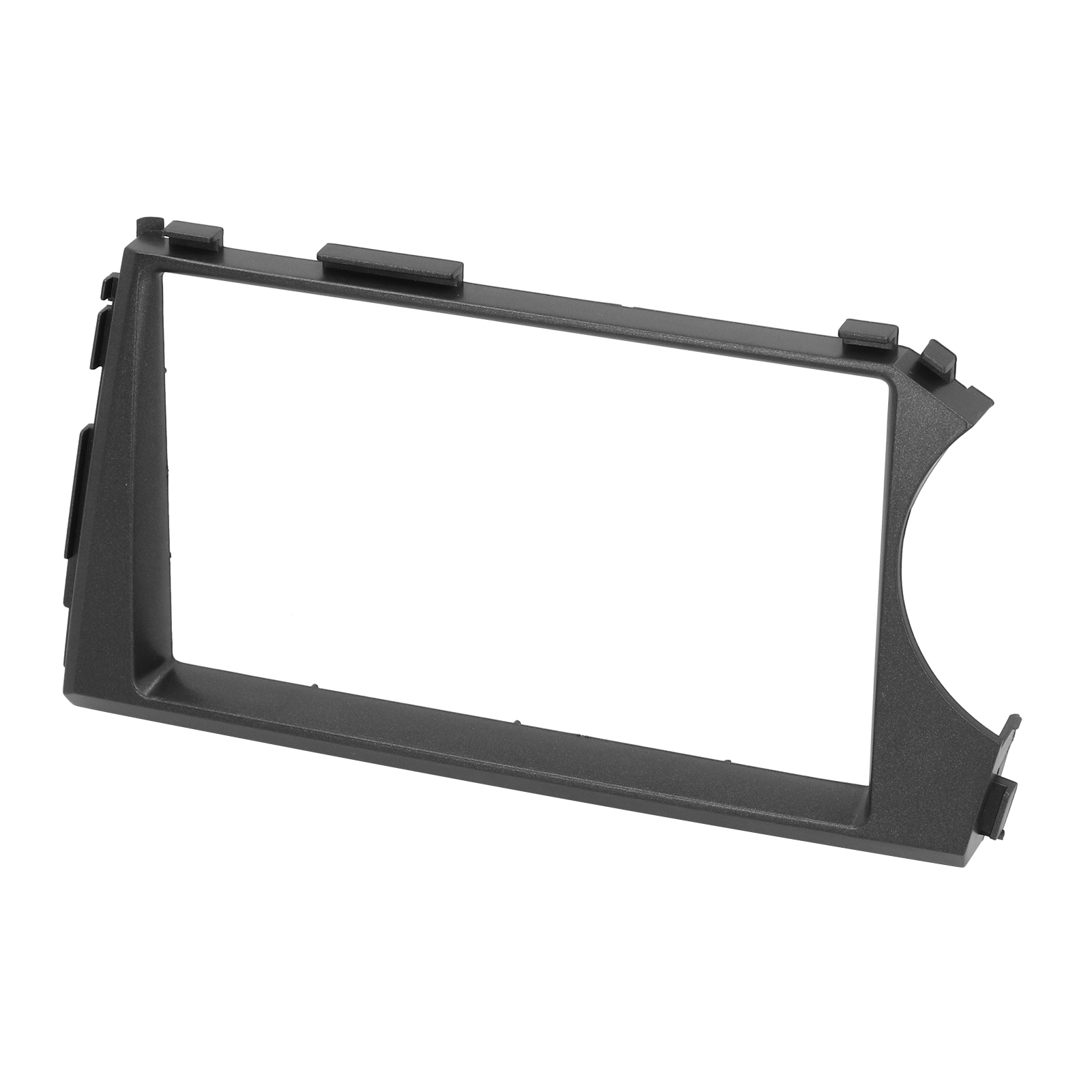 2-din-autoradio-einbaurahmen Mit Frontblende Und Zierblende Für Ssang Yong Actyon/kyron (2006–2009), Austauschset