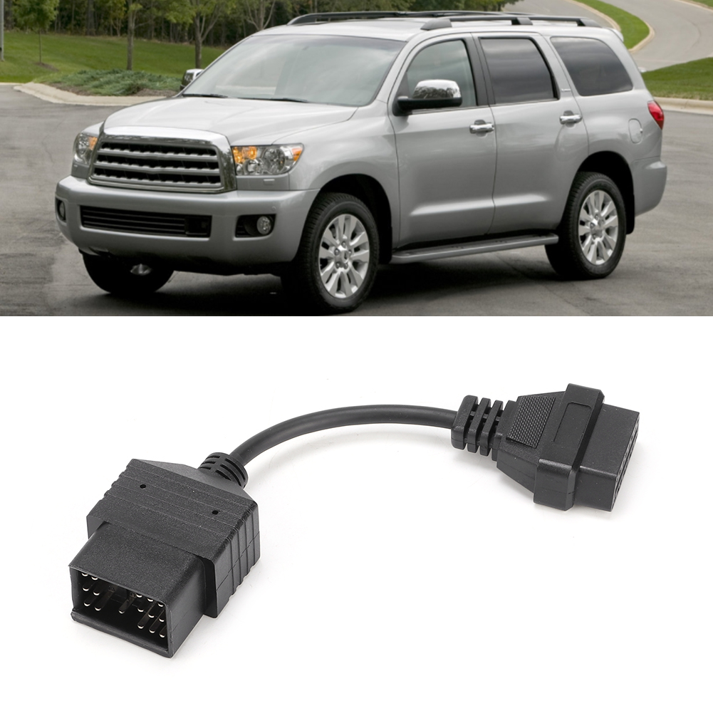 17-poliger Auf 16-poliger Obd2-diagnosekabeladapter, Passend Für Toyota