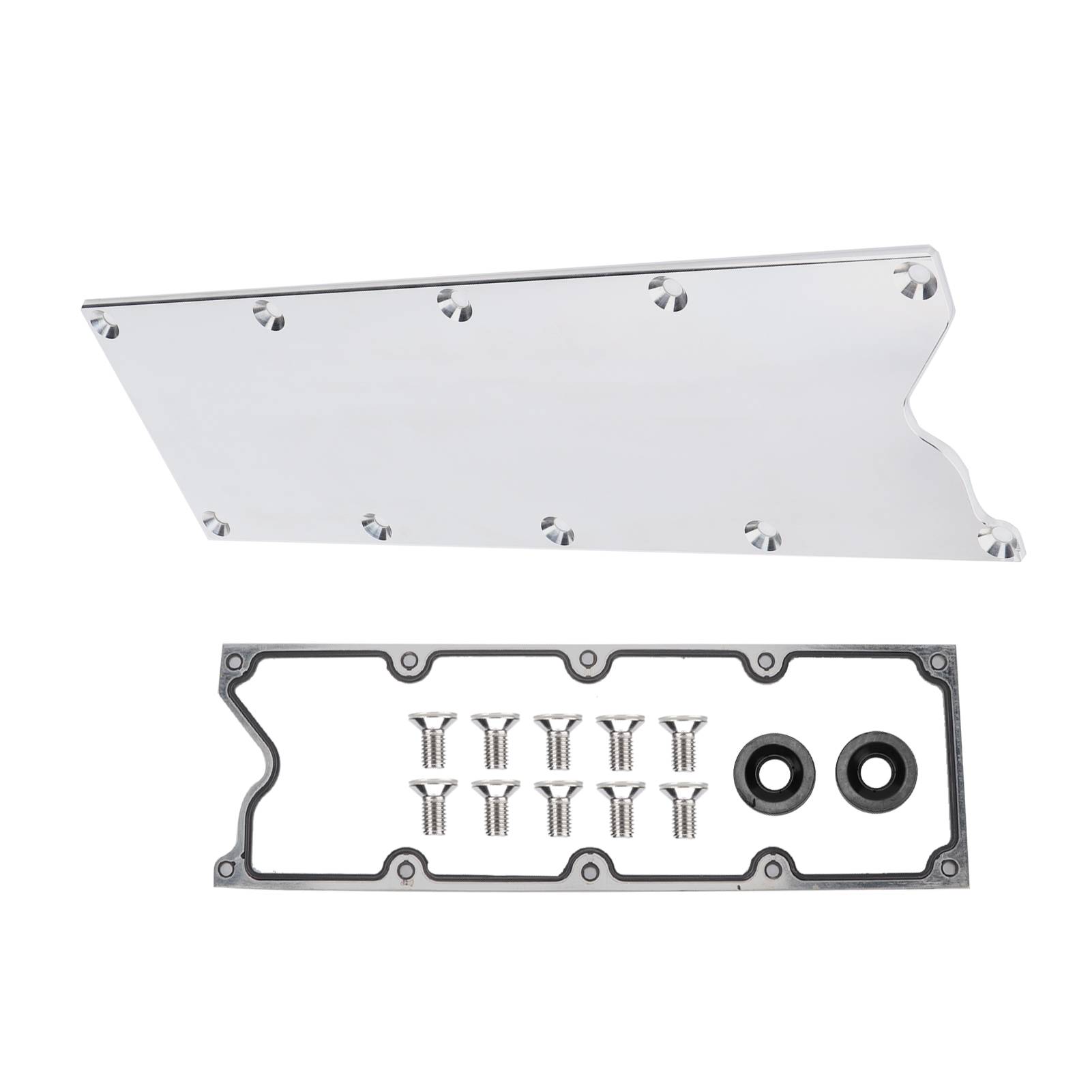 Valley Pan Ventildeckeldichtung Für Ls Gen Iii Motor, Dichtungssatz M551629g, Ersatzteil, Silberfarben, Kompatibel Mit Motorblöcken
