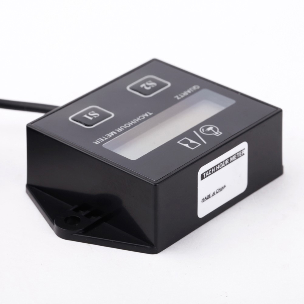 Lcd-drehzahlmesser Mit Betriebsstunden- Und Drehzahlanzeige Für 2- Und 4-takt-benzinmotoren, Zündkerzen, Motorräder, Quads, Digitalanzeige