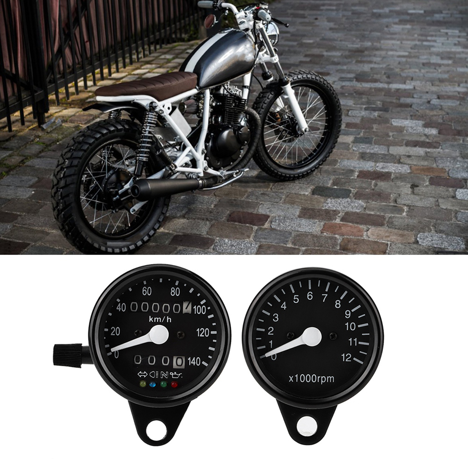 Kilometerzähler, Mechanisch, Mit Elektronischer Drehzahlmesser-funktion, Passend Für Cg125 Und Gn125
