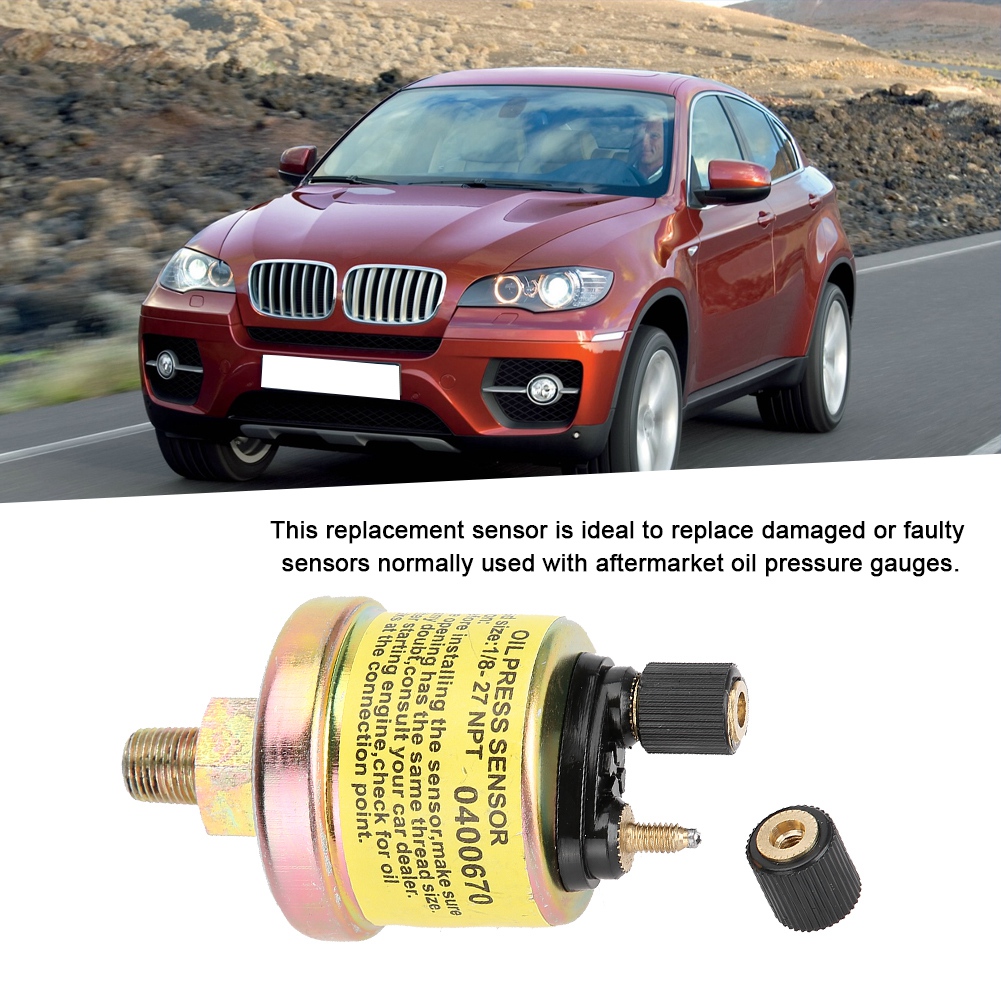 Universeller 1/8 Npt Motoröldrucksensor, Kompatibel Mit Nachrüst-manometern, Präziser Ersatz, Standardgewinde, Robust Und Langlebig.