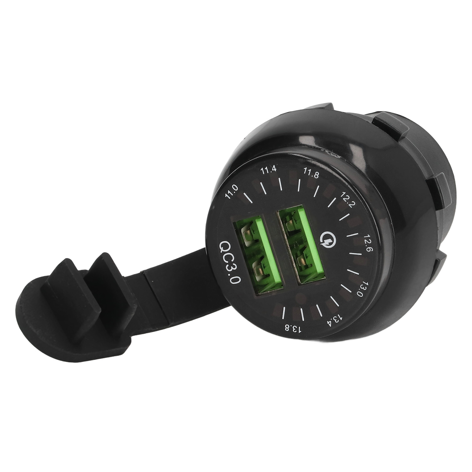 Doppelter 12v-usb-ladeadapter Mit Zigarettenanzünder Für Quad, Wohnmobil, Suv, Boot