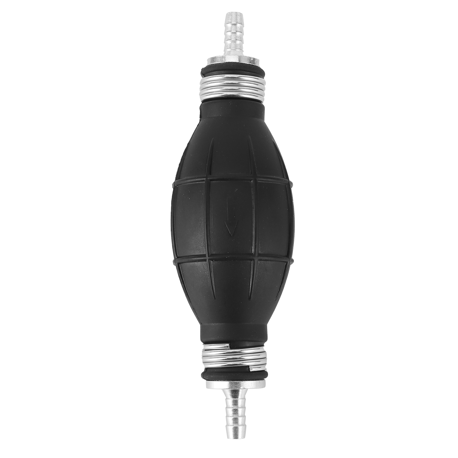 Manuelle Kraftstoffvorpumpe Mit Gummiball Und Aluminiumgehäuse Für Benzin, Diesel, Wasser, Flüssigkeitsförderung, Robustes Werkzeug.