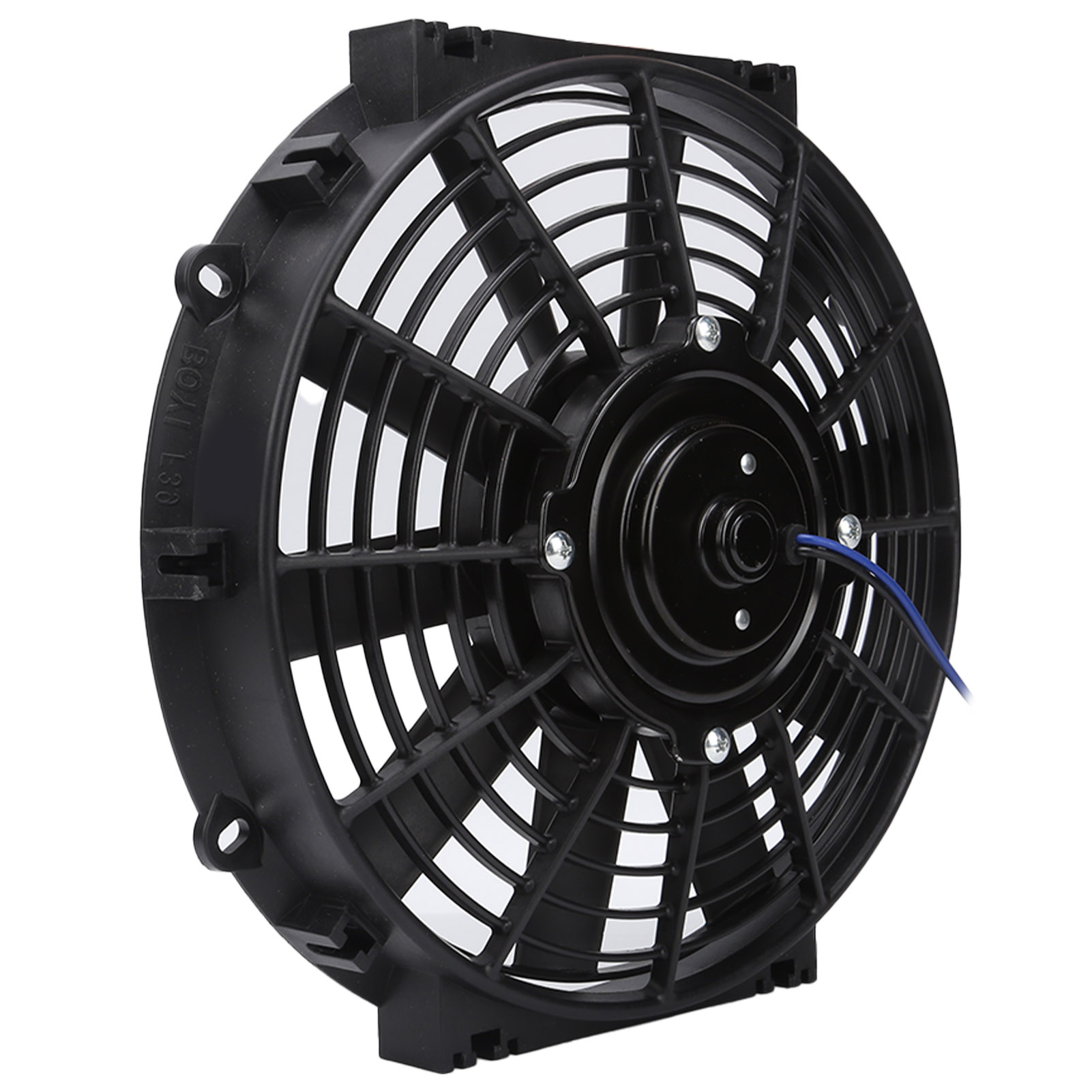 24v 80w 2100rpm 10 Geradeblatt-elektrolüfter, 10 Zoll Universal Slim Autokühler