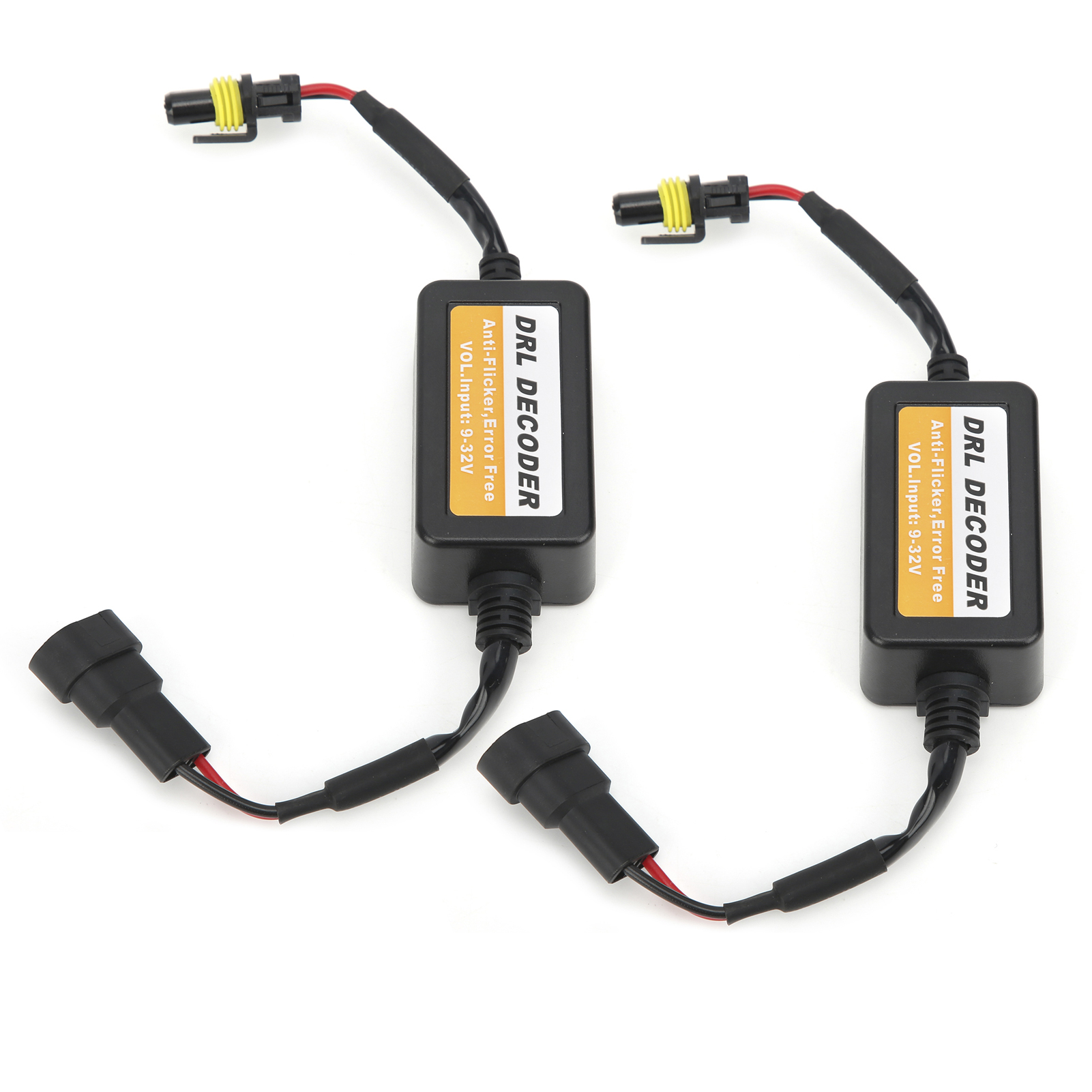Universelle Tagfahrlichter 9006 Led, Flimmerfrei, 9-32v, Fehlerfreier Decoder, Wasserdichte Weiße Glühbirnen Für Autos