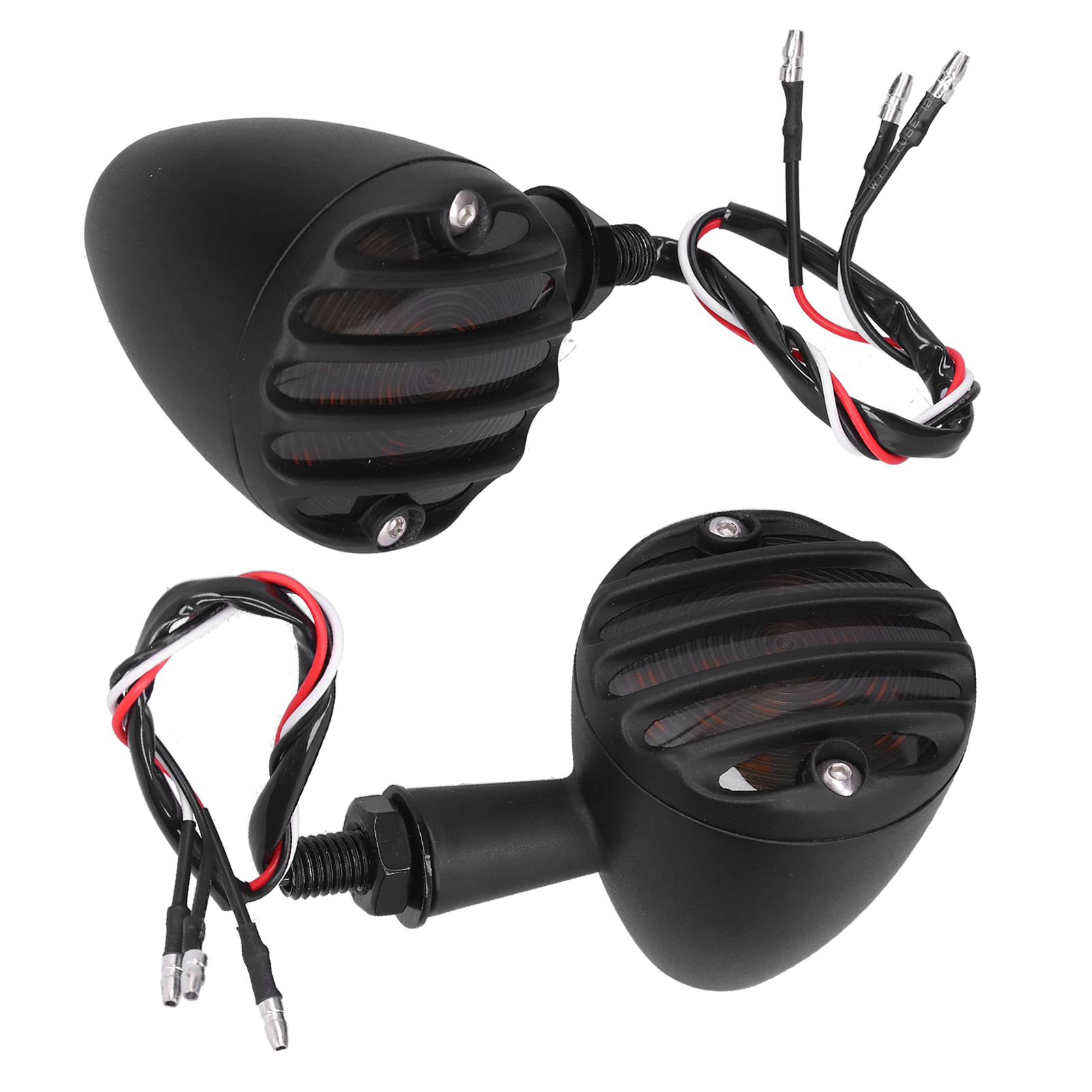 Paar Universelle 12v Motorradblinker, Wasserdichte Kontrollleuchten Für Retro-custom-motorräder, Helle Led-lampen, 2er-set, Kompatibel Mit Cafe Racer Und Scrambler.