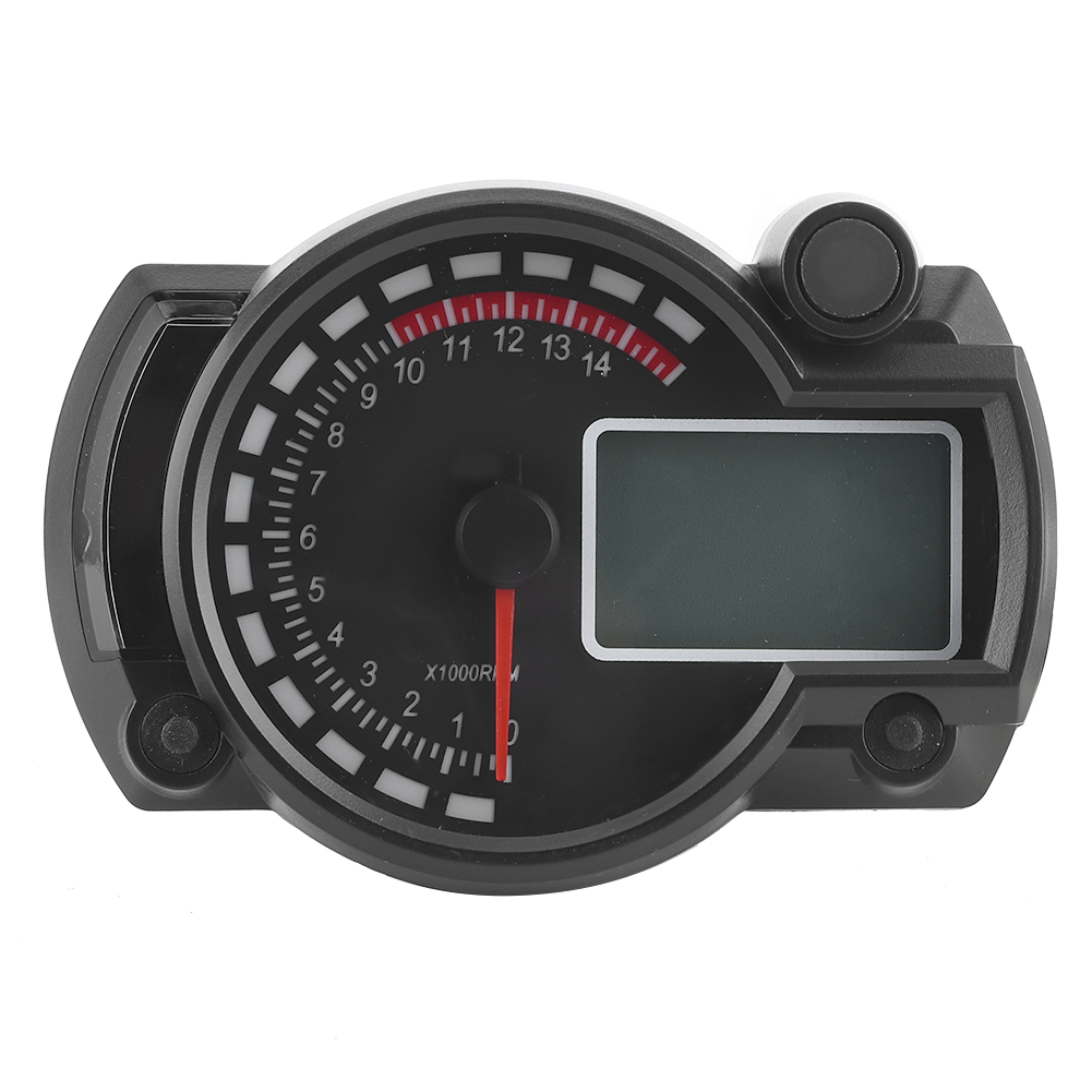 Multifunktions-tachometer, Drehzahlmesser, Kilometerzähler, 15000 U/min, Lcd-display, Universelles Motorradinstrument