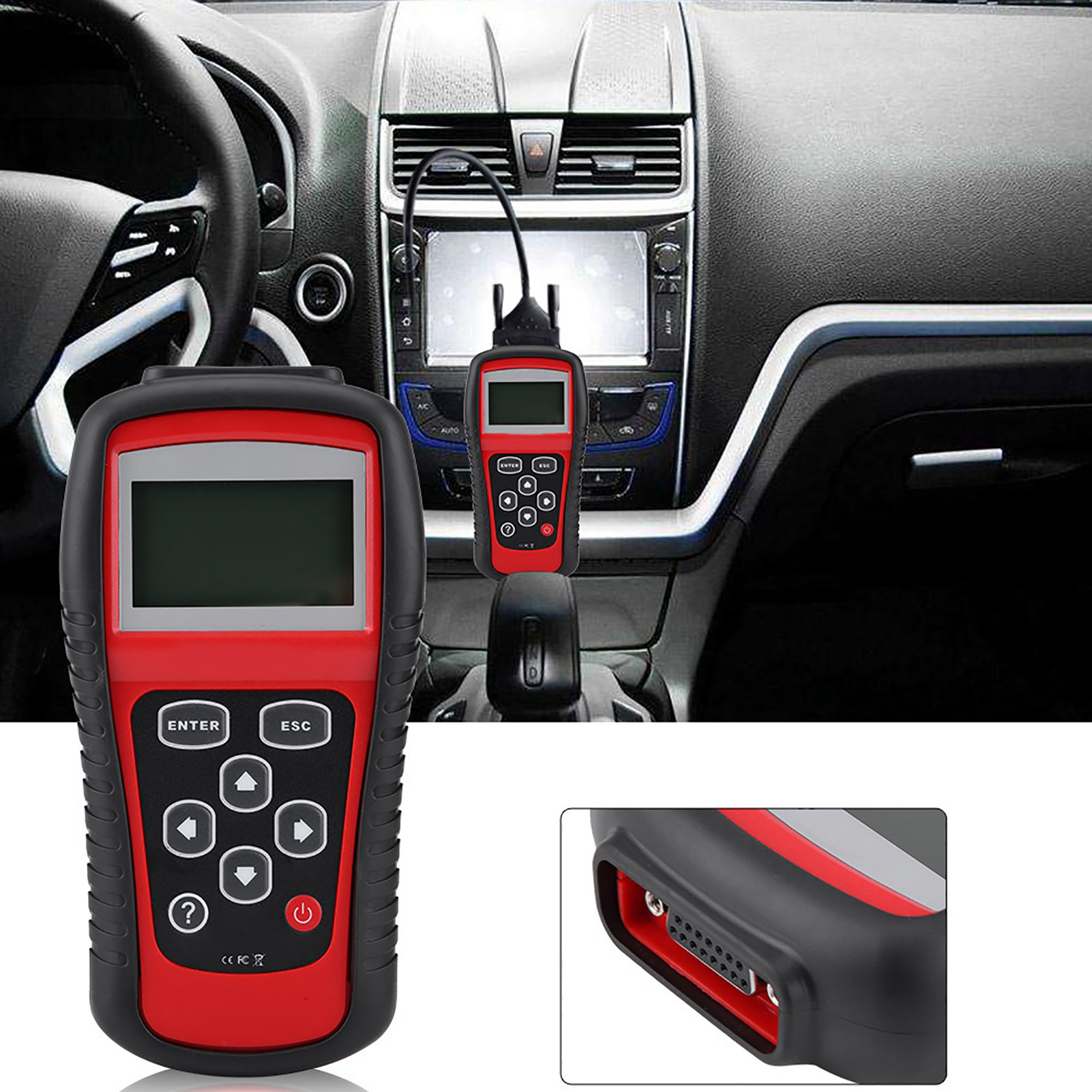 Obd2 Obdii Eobd Kw808 Kfz-diagnosegerät, Fehlercode-scanner, Kfz-scan-tool, Fehlercode-auslesen