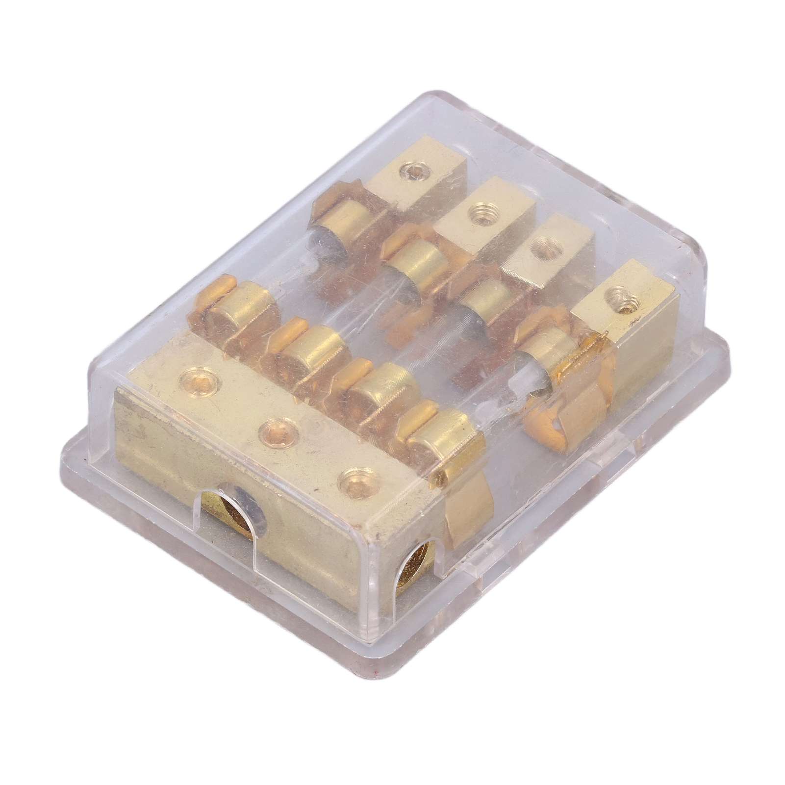 60-a-kfz-stromverteiler, 1 Eingang, 4 Ausgänge, Masseverteilerblock Mit Sicherungshalter, Auto-audio-kit