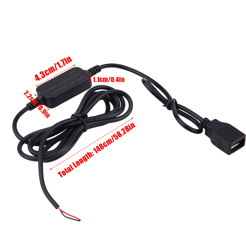 3a 12v Auf 5v Usb-spannungsregleradapter, Dc-dc-wandler, Netzteilmodul Mit Signalausgang, Kompaktes Netzladegerät Für Den Heim- Und Elektronikgebrauch.