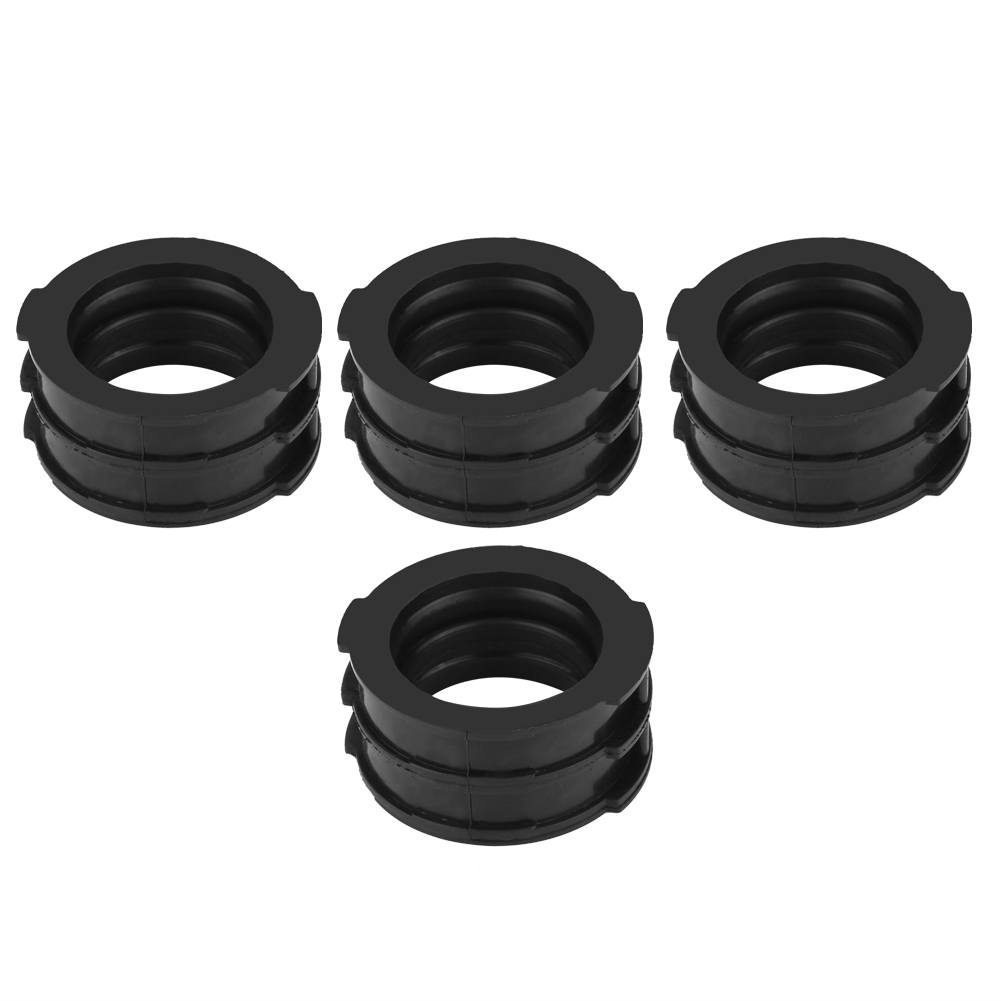4x Vergaseransaugkrümmer-ansaugdichtungen Aus Gummi Für Yamaha Vmax 1200 Vmx12 1985-2007