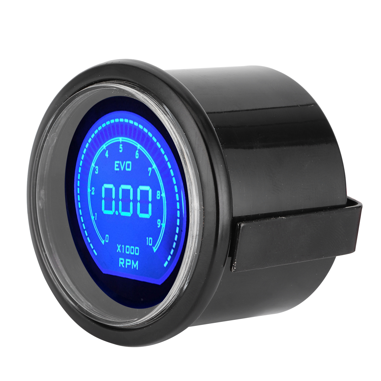 2-zoll-lcd-digitaltacho, Rot Und Blau, Drehzahlmesser Für Evo-serie, Universelles 12-v-auto