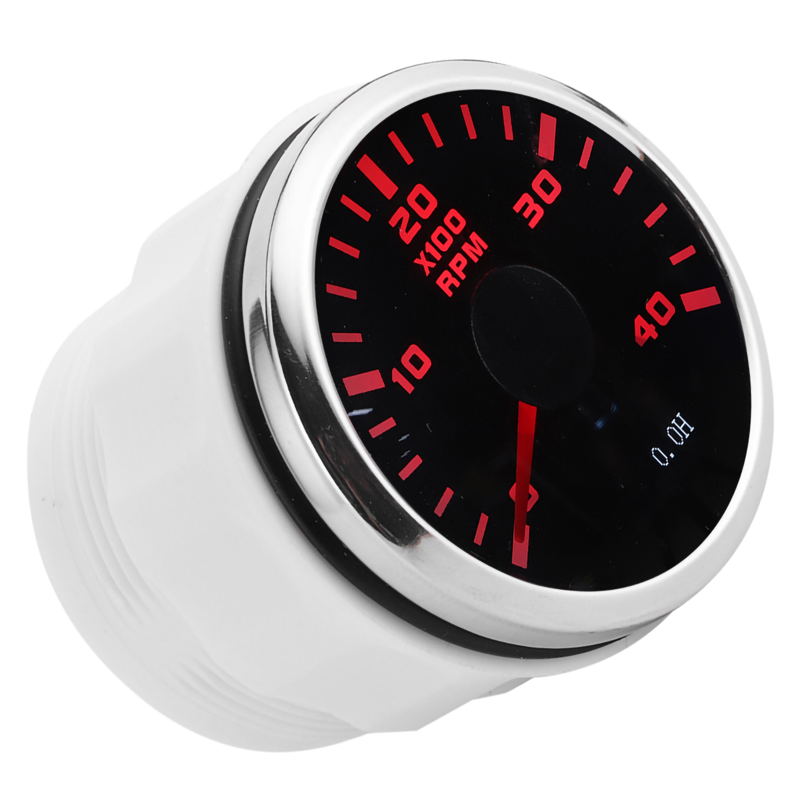 Digitaler Drehzahlmesser 52 Mm, 4000 U/min, Lcd-stundenanzeige, Wasserdicht, Für Auto, Yacht, Motorrad