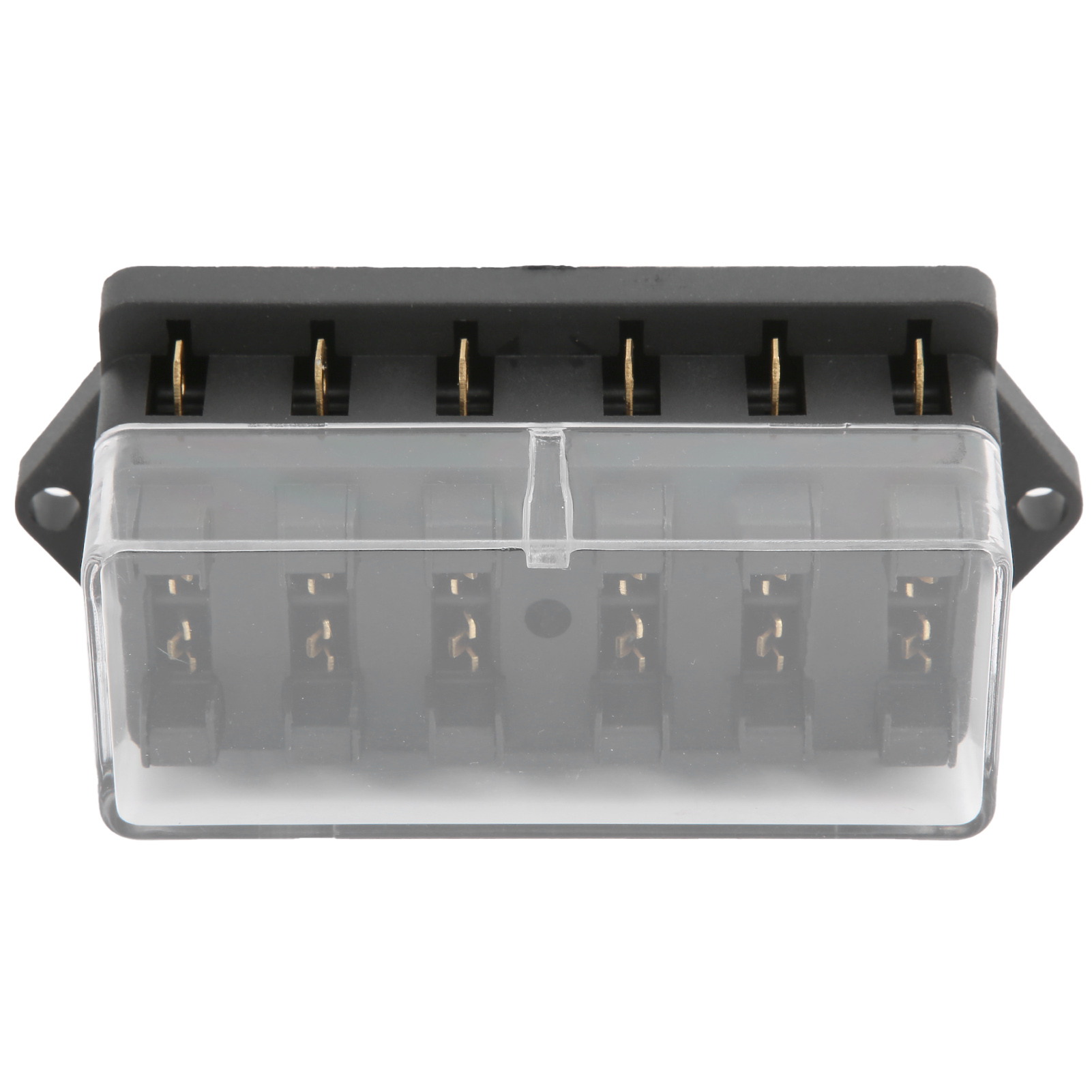Wasserdichter 6-fach-sicherungskasten, Flachsicherungshalter Für 12v-24v, Für Kfz, Boote, Schiffe Und Haushalt