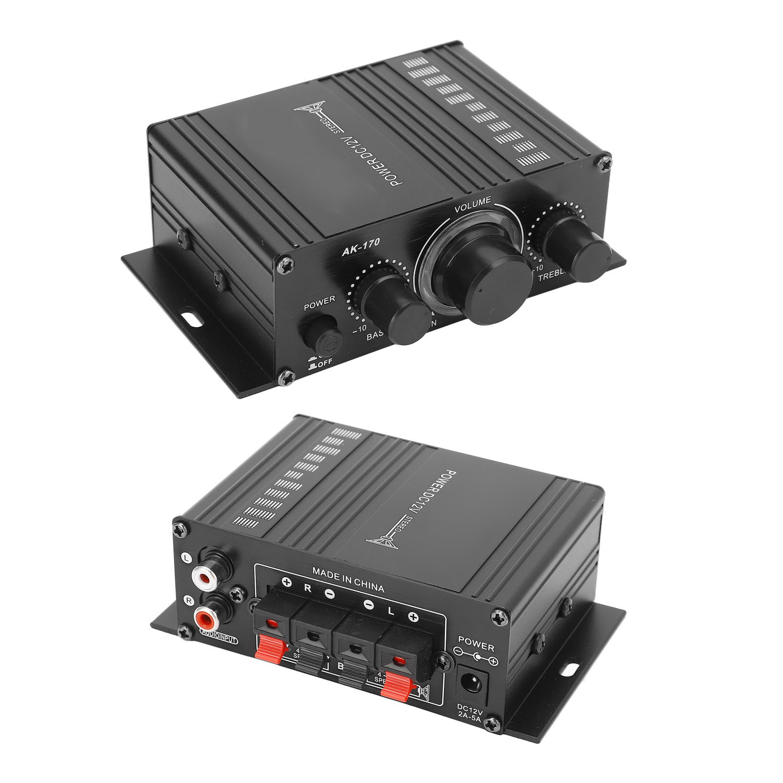 Mini-12v-verstärker, Klarer Klang, Verzerrungsfrei, Tragbar Für Auto Oder Zuhause, Mp3-player