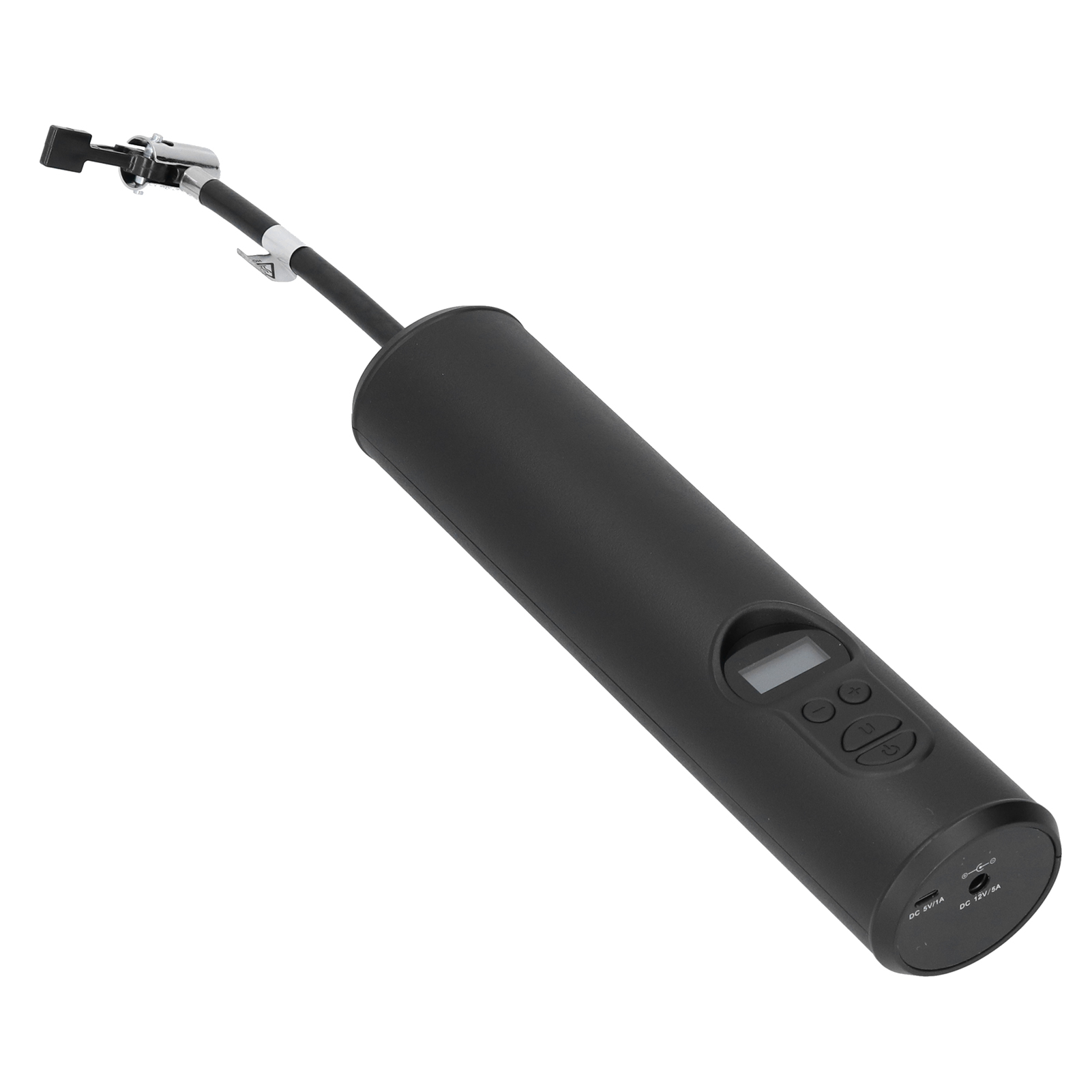 Mini-tragbarer, Kabelloser Und Wiederaufladbarer Luftkompressor Mit Lcd-bildschirm Und Led-leuchte Für Auto, Fahrrad Und Motorrad