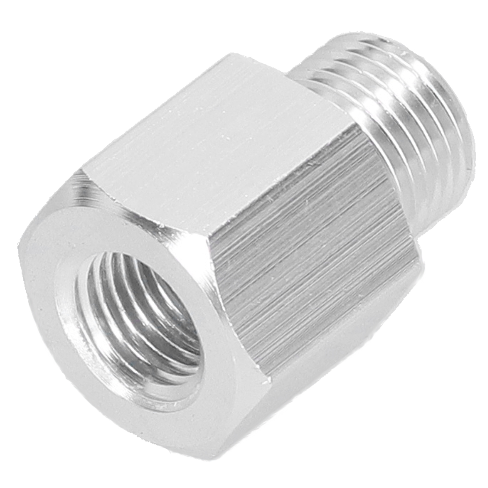 Öldrucksensoradapter M16 1,5 Auf 1/4 Npt, Aluminiumlegierung, Kompatibel Mit Gm Ls1 Lsx Ls3 Motoren, Hochwertiges Gewindeanschlussteil.
