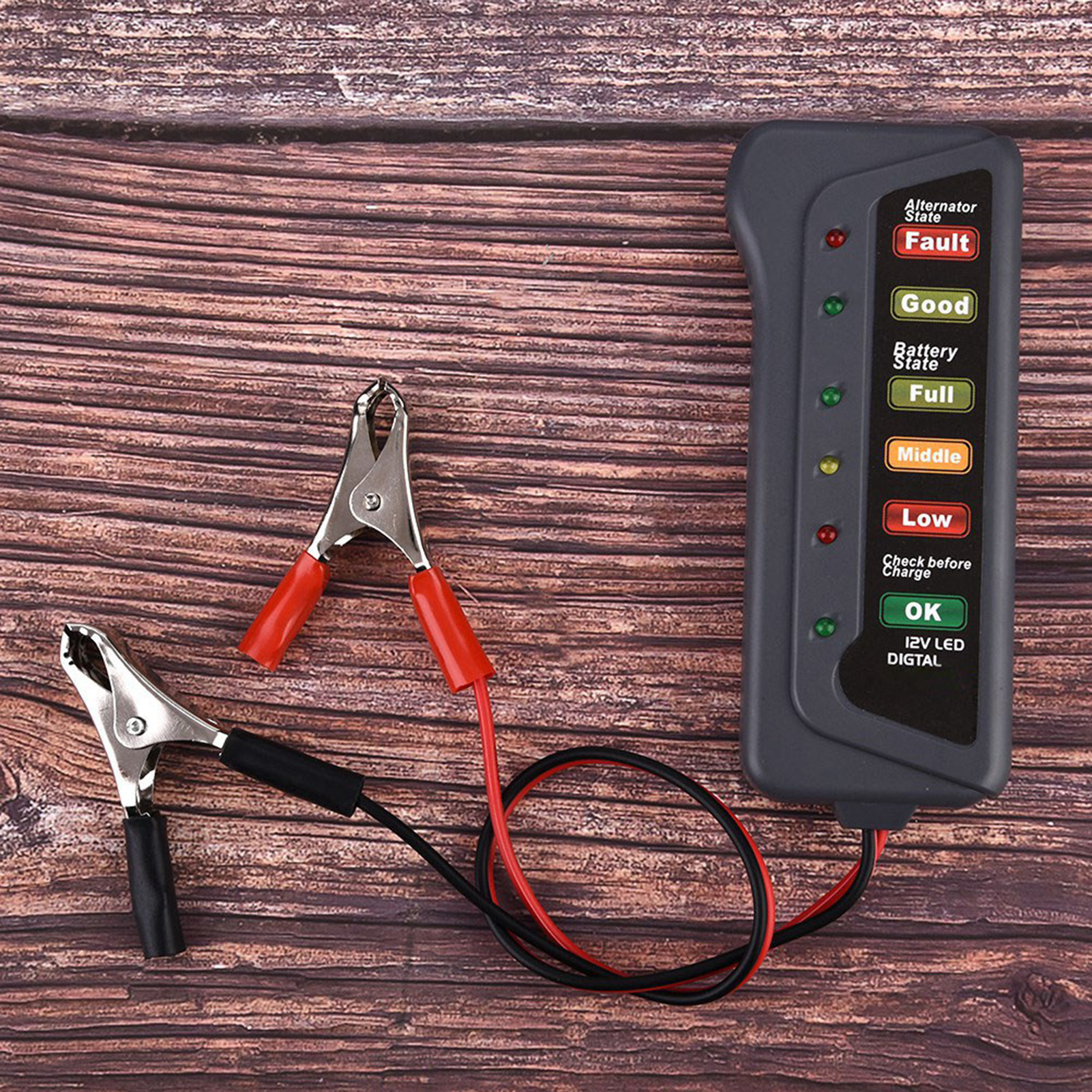 12v-batterietester Für Autos Und Motorräder, Lastanalysator, Lichtmaschinenprüfer Und Anlasserprüfer