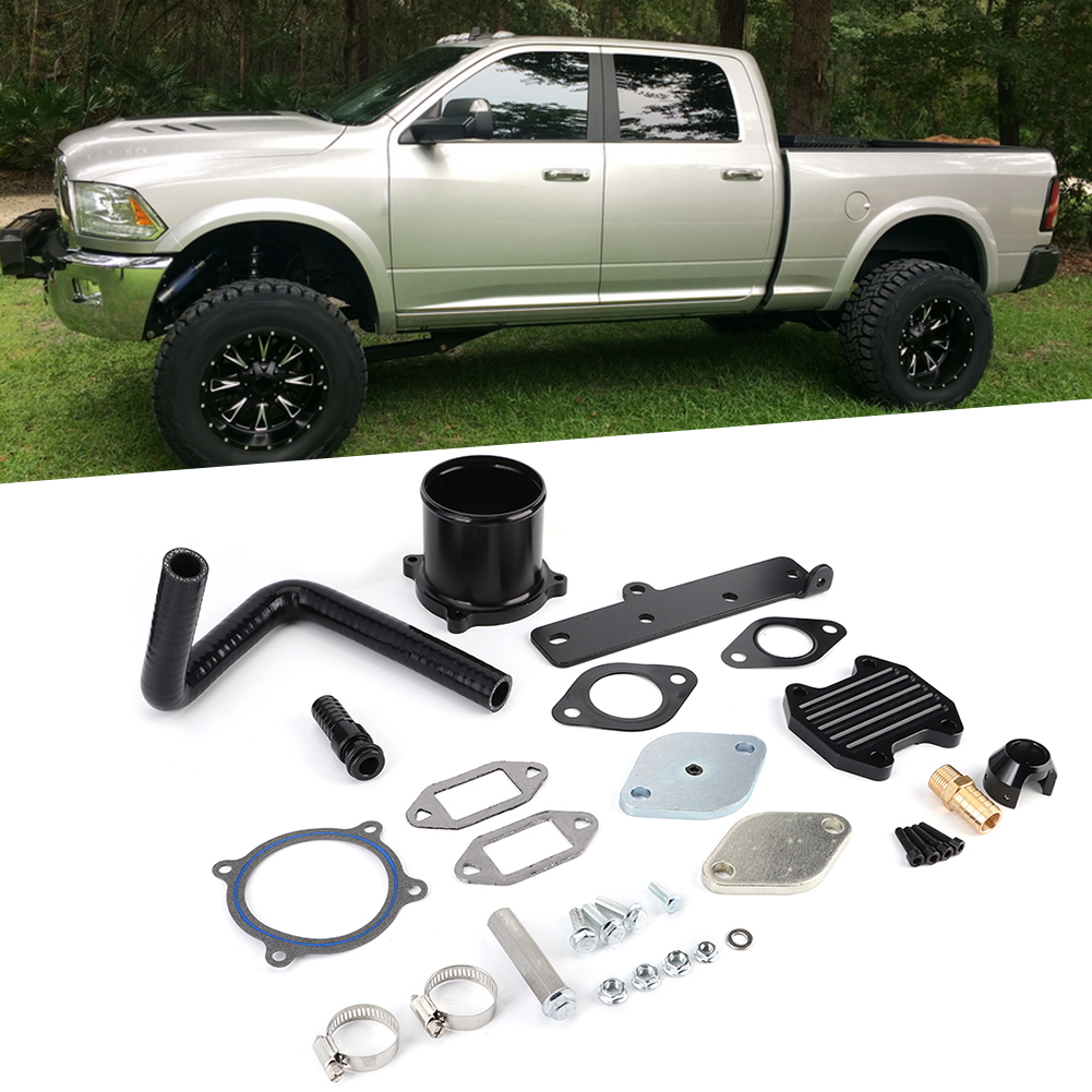 Egr-kühler-drosselklappen-entfernungssatz Passend Für Dodge Ram 2500, 3500, 4500, 5500 6,7 L (baujahre 2013–2018) Mit Egr-rohr