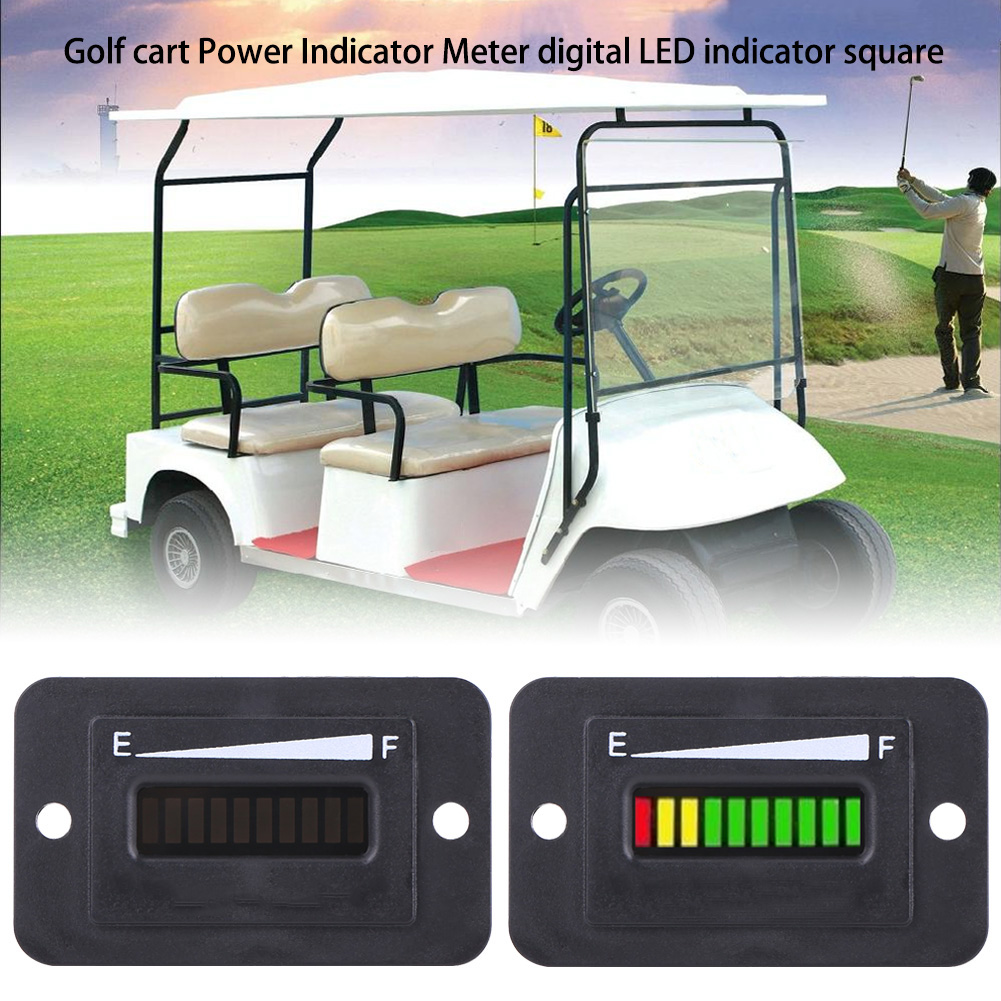 36v Led-digitalmessgerät Für Golfwagenbatterien, Ladeanzeige Mit Digitalanzeige, Präzise Messung Und Einfache Installation.