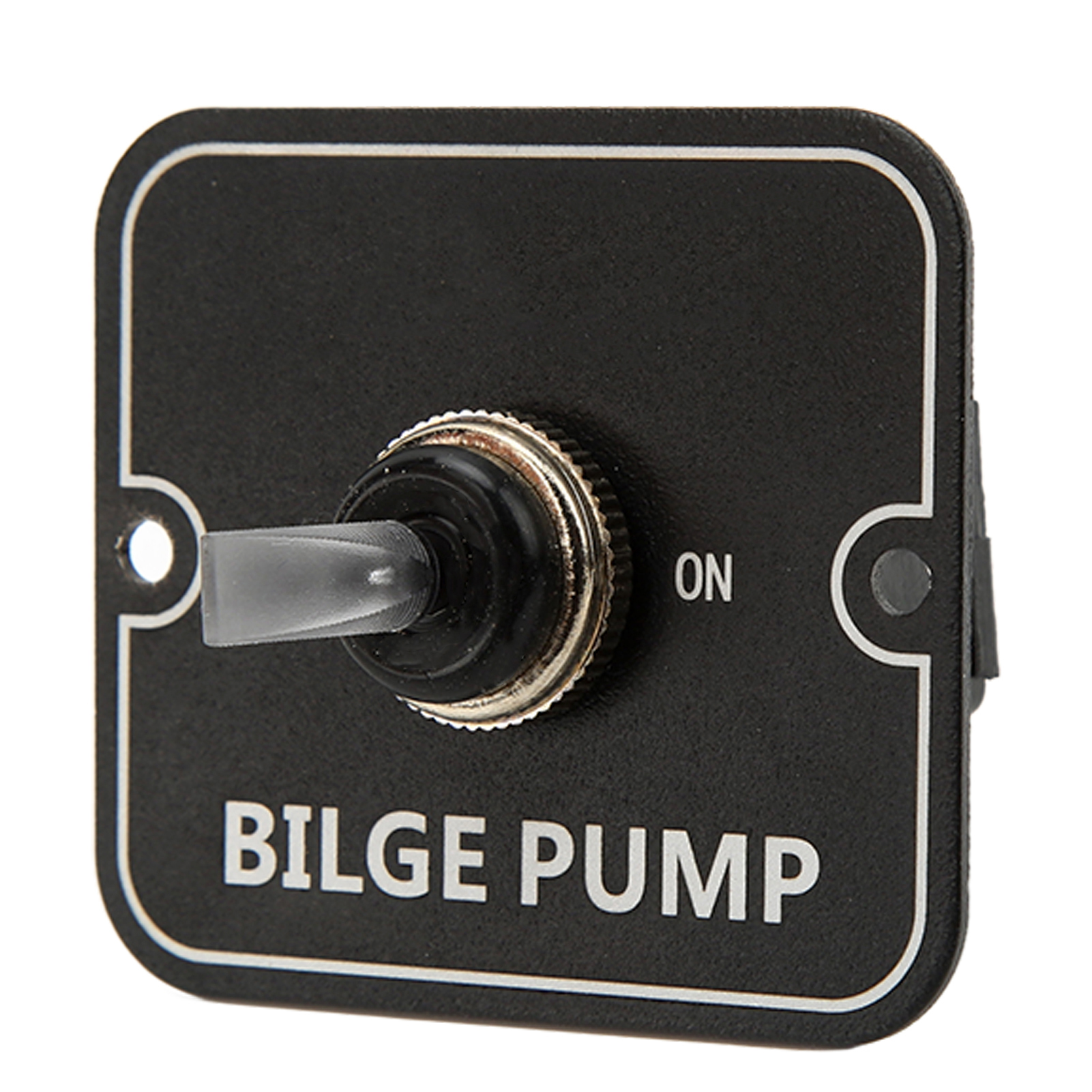 12v/24v Bilgenpumpen-steuerschalter Mit Empfindlicher Led-anzeige, Schwarze, Sichere Aluminium-bedieneinheit