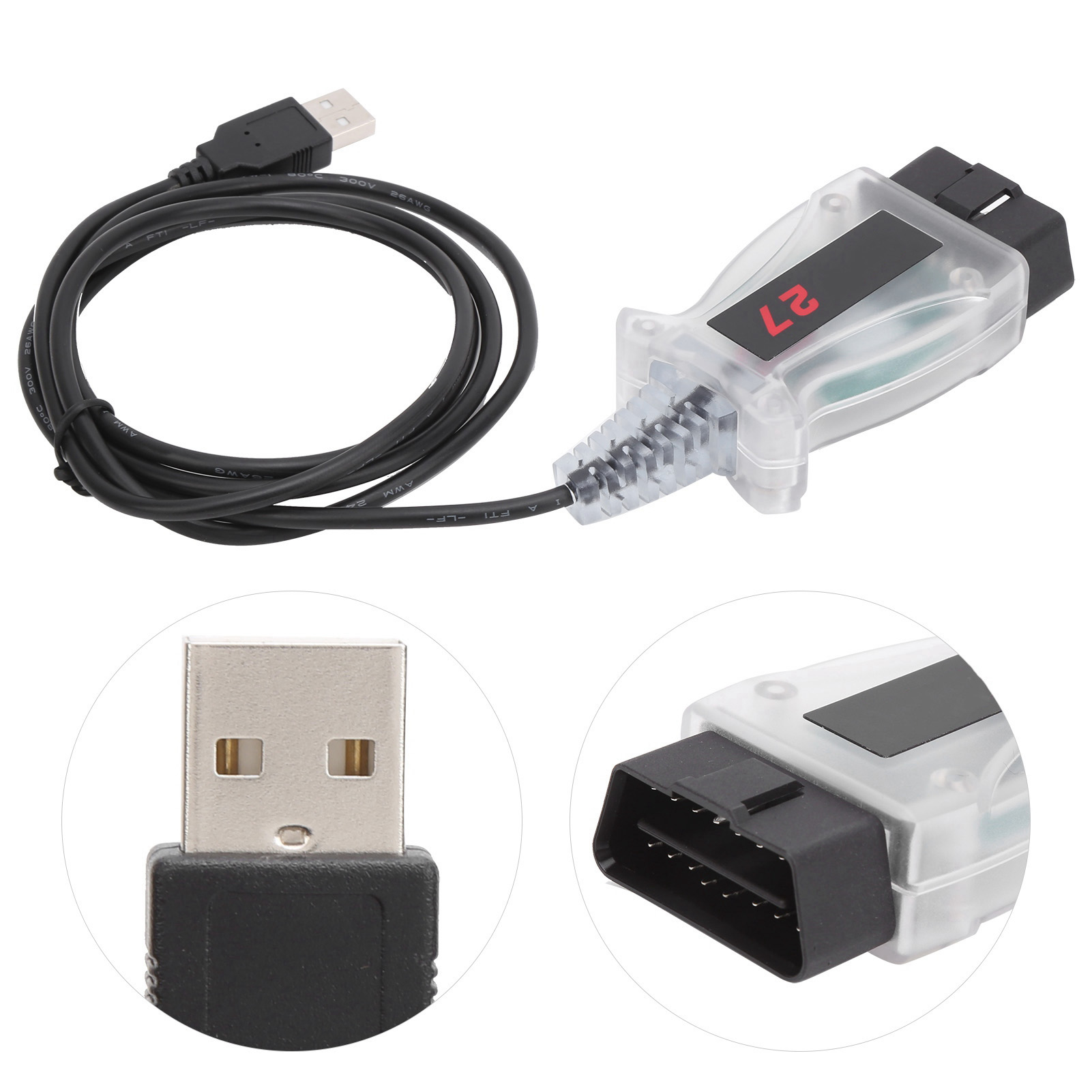 Obd2-code-lesegerät, Kfz-scanner, Diagnosegerät, Testgerät, Kompatibel Mit Ford Elm327 J2534