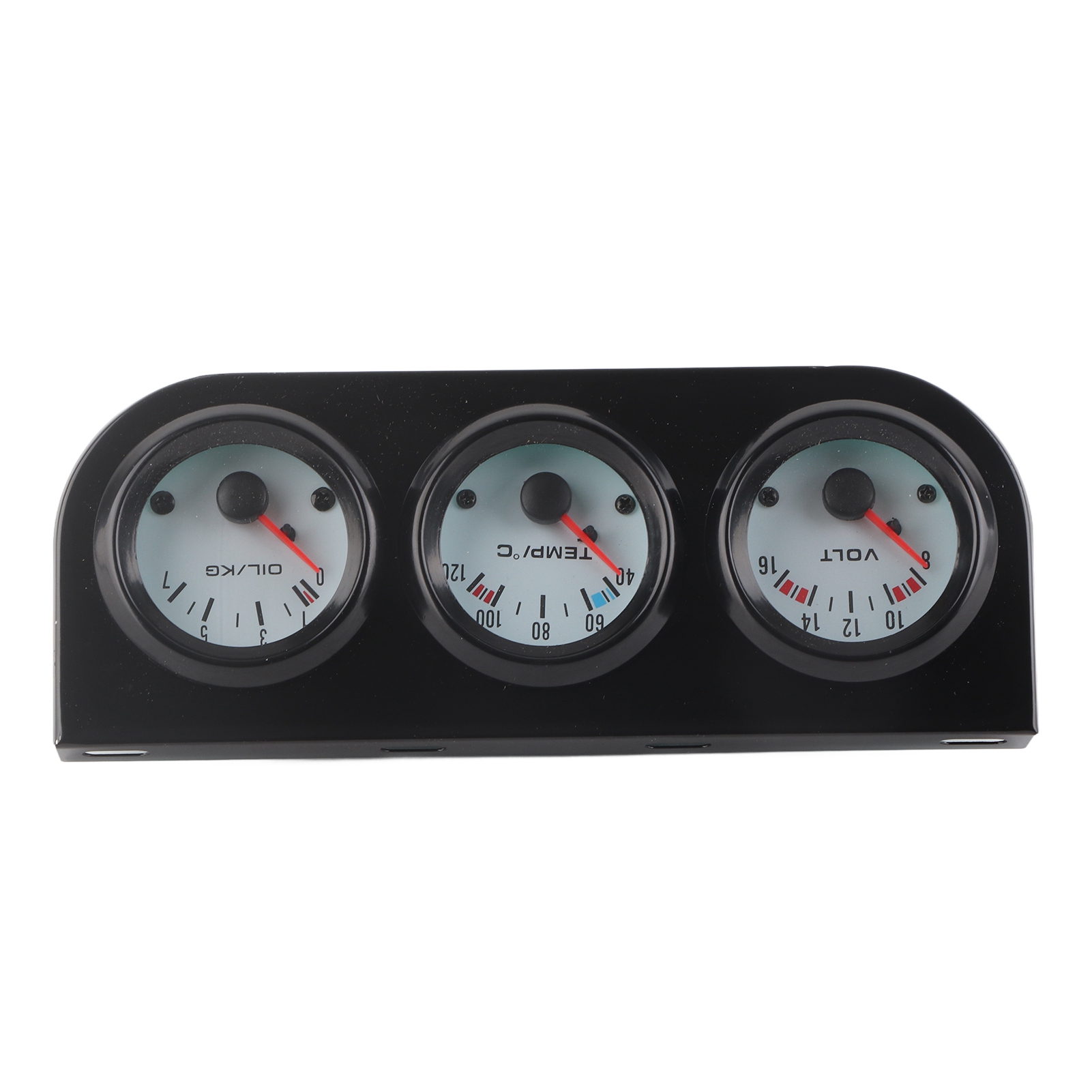 Universelles 3-instrumenten-set Fürs Auto: Öldruckanzeige + Wassertemperaturanzeige + Voltmeter, 52 Mm