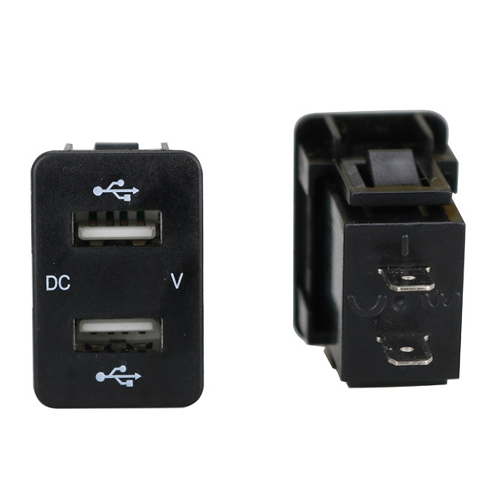 Usb-doppelanschluss-kfz-ladegerät 4,2 A, Rot, 5 V, 60 Cm Kabel, Smart-chip, Schnellladefunktion, Zigarettenanzünderstecker