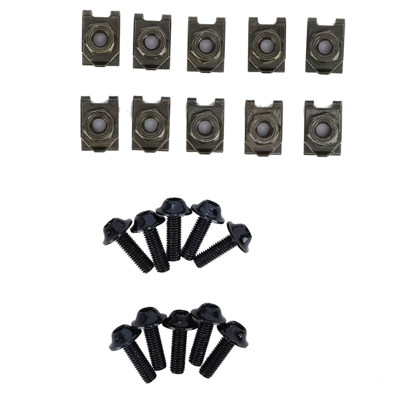 5x16 Mm Motorradverkleidungsschraubensatz, Schnellverschlüsse, Stiftmuttern, Karosserieschrauben, Kotflügelbefestigungen, Motorradbefestigungsset
