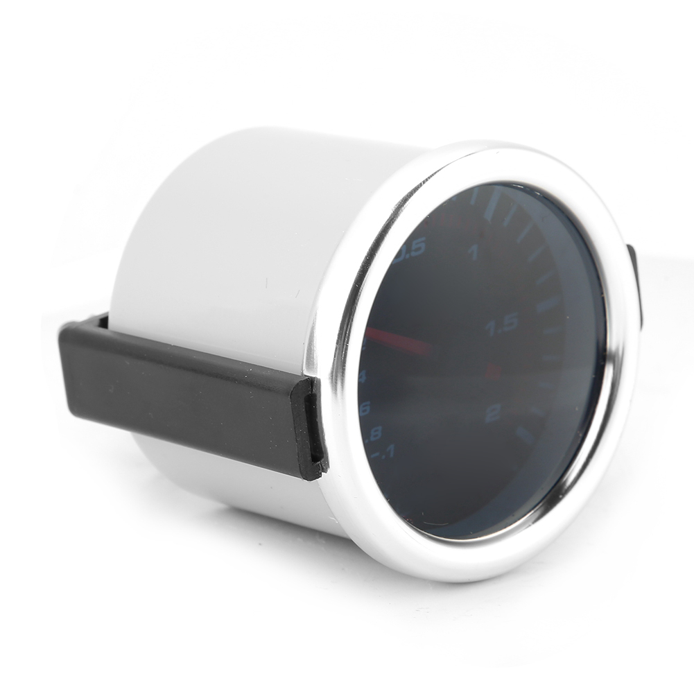 50-mm-led-turbodruckanzeige (2 Zoll) Mit Roter Led-beleuchtung Für Pkw, Universelle 12-v-anzeige Mit Zeiger, Ladedruckanzeige, Armaturenbrett