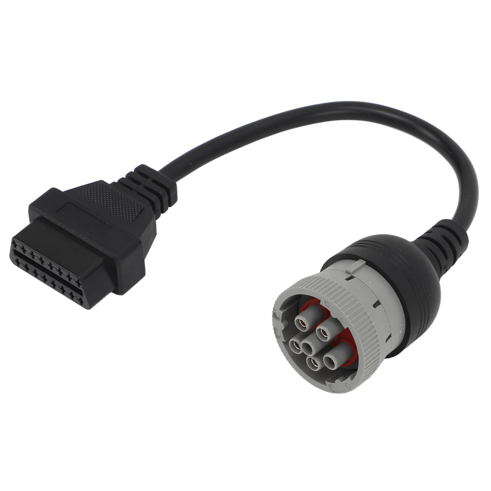 Obd1 Zu Obd2 6-polig Auf 16-polig Adapterkabel, Diagnosekonverter Für Nutzfahrzeuge J1708, Diagnosegerät Für Industriefahrzeuge, Hochleistungsstecker.