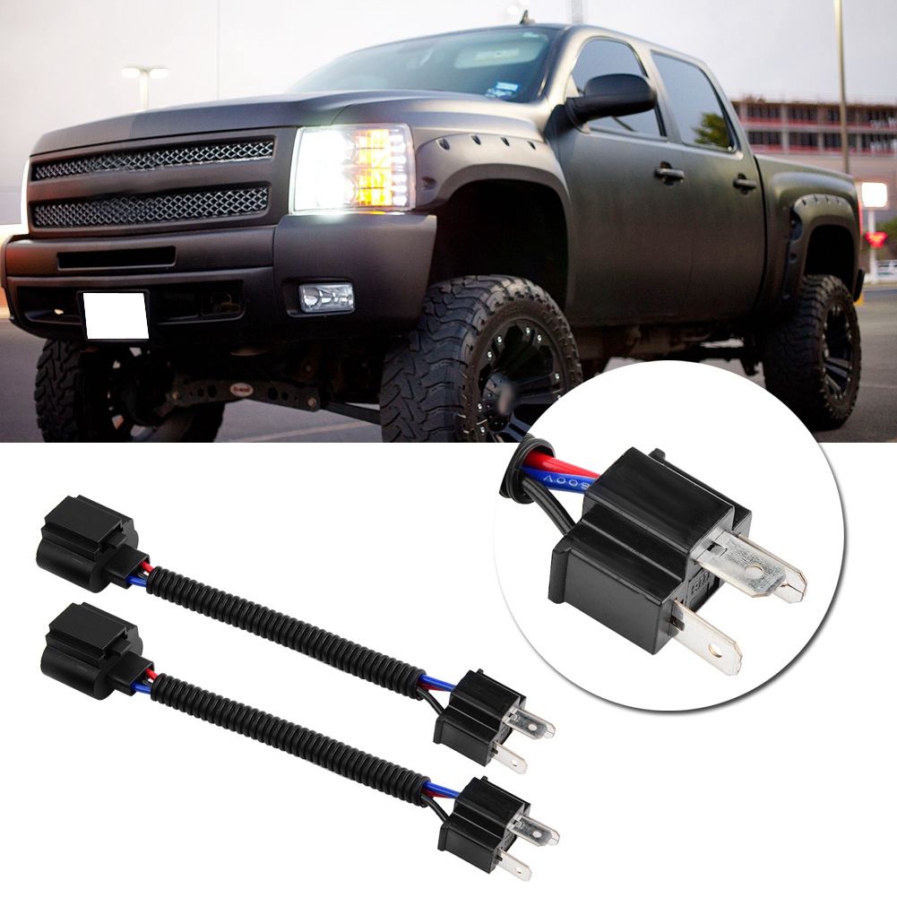 H4-stecker Auf H13-buchse Adapter, 2 Kfz-kabelbaumstecker Für Ford, Anschlusskabel, Buchse Und Stecker, Austauschset