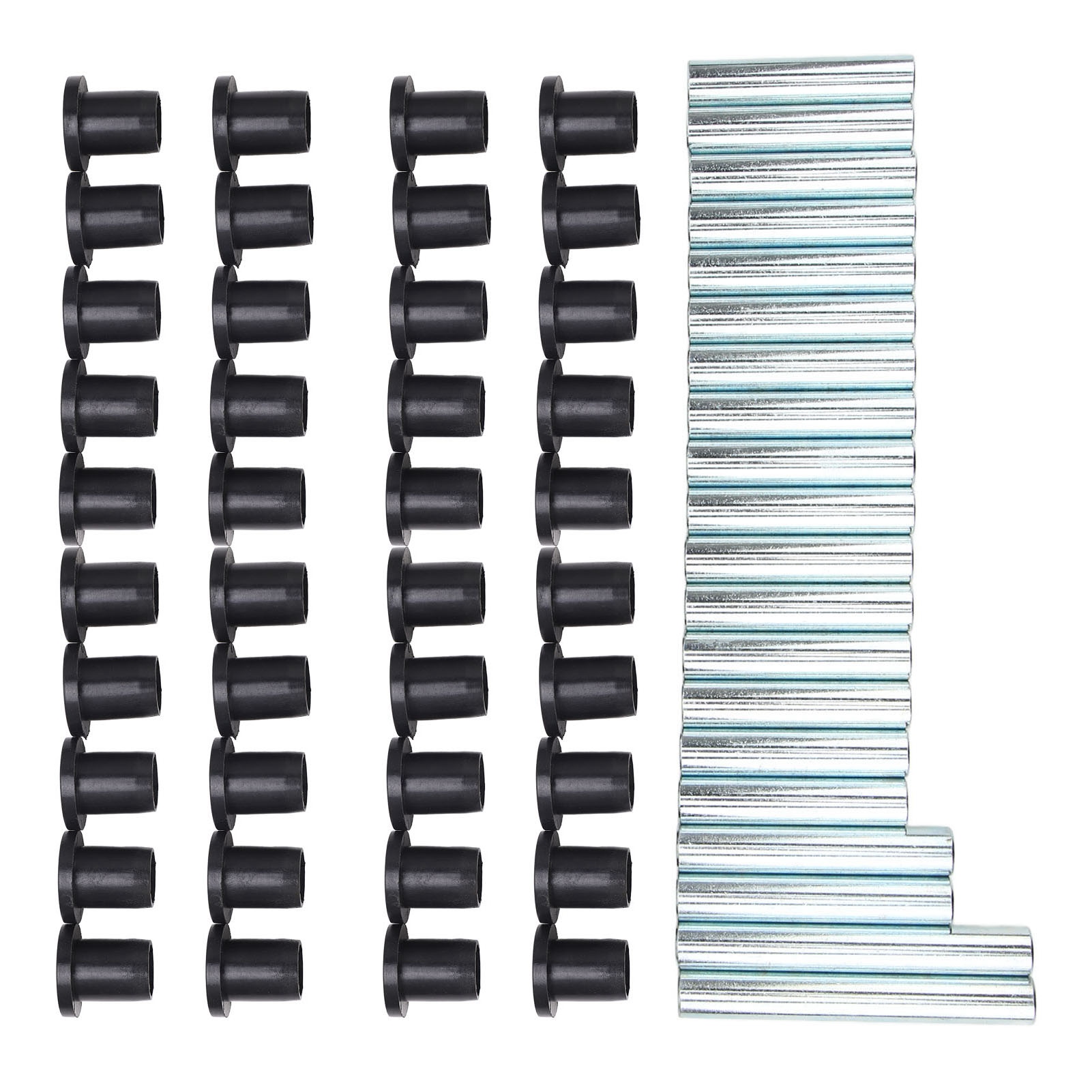 60-teiliger Buchsensatz Für Querlenker 7501097 Schwarz, Verschleißarmer Ersatz Für Polaris Ranger Xp 800 2010-2014
