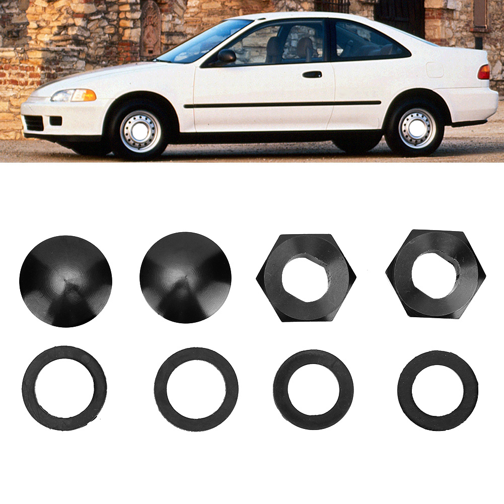 Verstärkungssatz Für Die Heckklappe Aus Aluminium, Komplettes Befestigungszubehör, Kompatibel Mit Honda Civic 92-95, Heckscheibenbefestigung, Robustes Ersatzteil, Montagesatz.