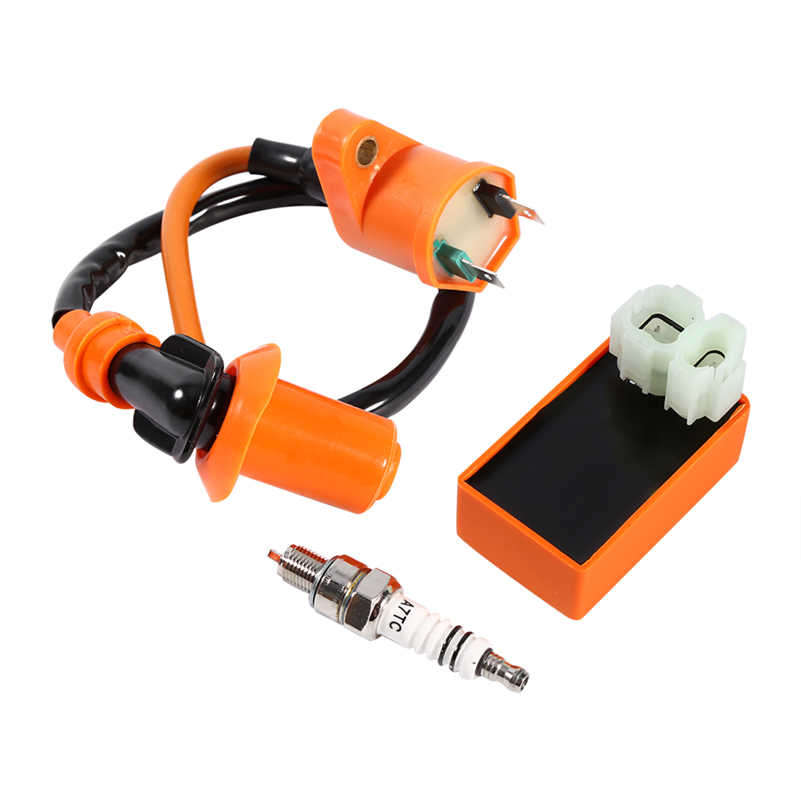 Racing Performance Cdi-zündspule Und Zündkerze Für Gy6 50cc 125cc 150cc Roller, Upgrade-kit Für Quads Und Motorräder.