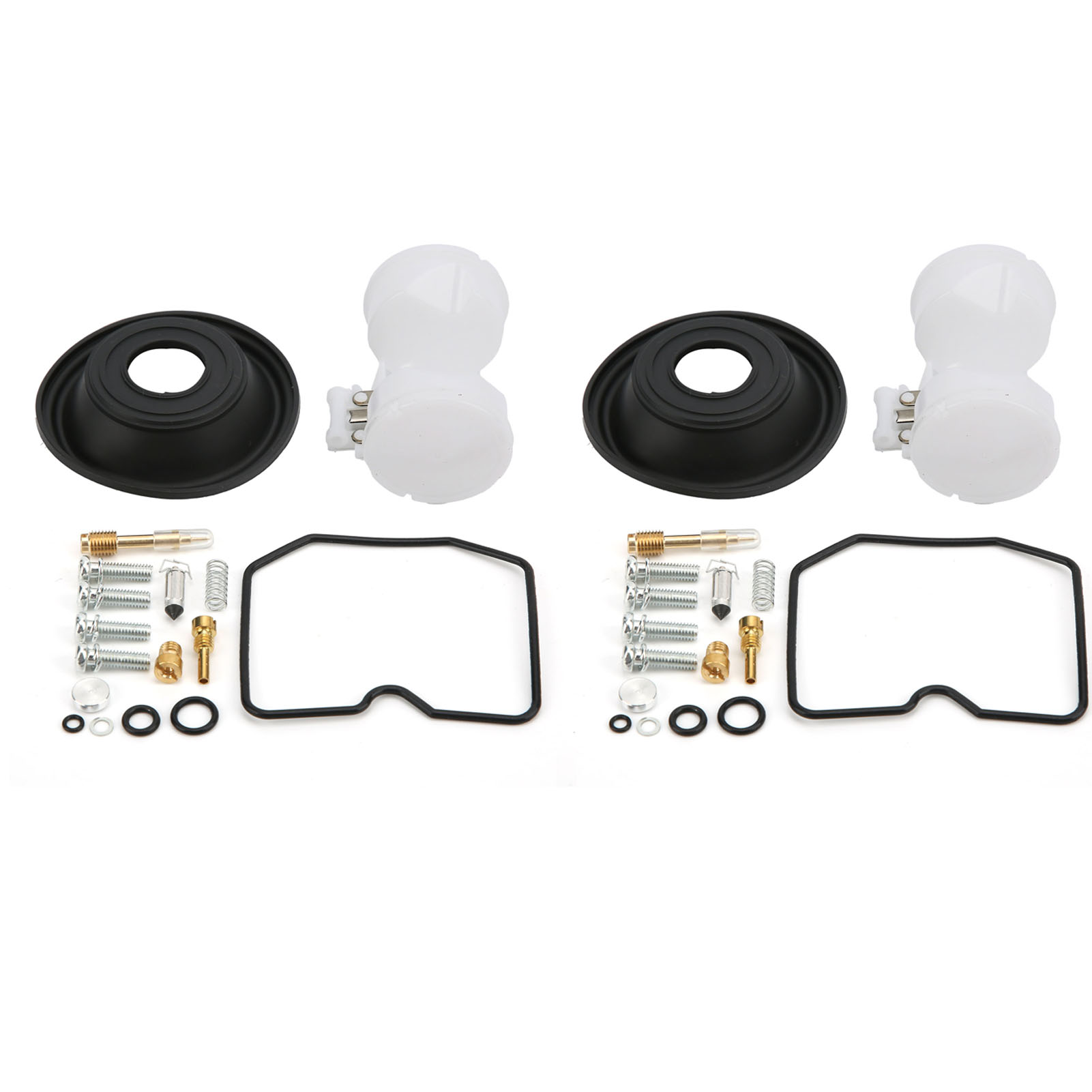 Satz Mit 2 Vergaser-reparatursätzen, Komplettreparatur Kompatibel Mit Kawasaki Vulcan 500/en500 1991-1995, Ersatzteile Für Die Motorüberholung.